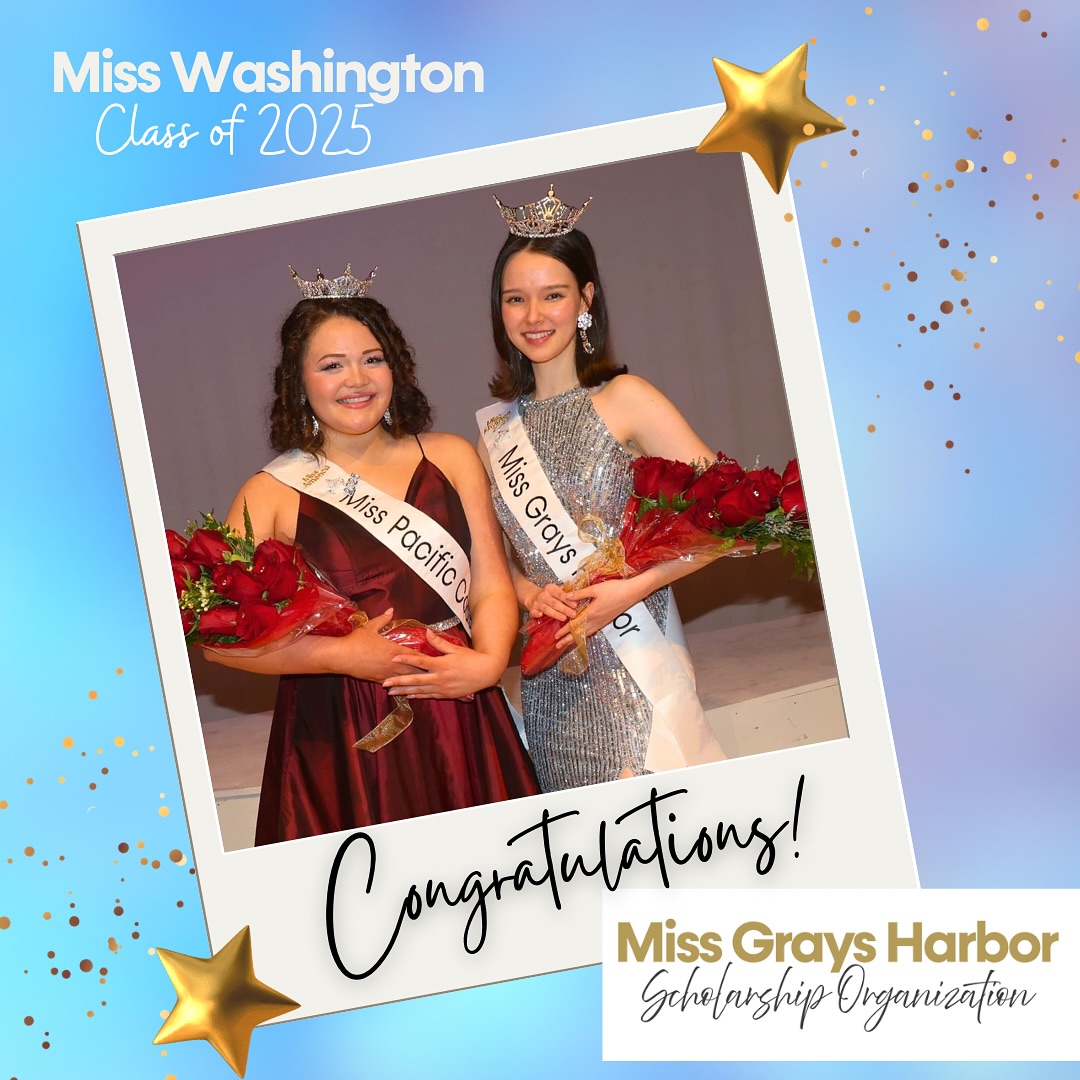 Congratulations to the 2025 Miss Pacific Coast, Violette Capoeman, Miss Grays Harbor @dalmaashby, Miss Pacific Coast’s Teen, Jailynn Burgher and Miss Grays Harbor’s Teen, Madilynn Marx. They were crowned last night at the historic @7thsttheatre in Hoquiam. Welcome to the class of 2025, ladies!
#missamerica #misswashington #roadtomisswashington #missgraysharbor #misspacificcoastwa
