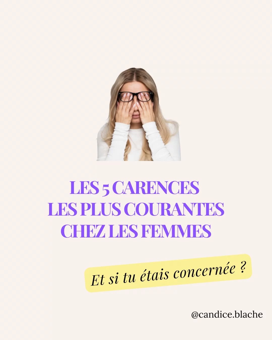 ⬇️⬇️⬇️⬇️ + D'INFOS
⚠️Cela ne remplace pas un avis médical et encore moins un diagnostic 😉
..
Si vous avez un doute, des soucis de santé, un régime excluant, l'envie d'optimiser votre vitalité.. Demander à tester au niveau sanguin et urinaire ces différents marqueurs 🙏🚀
..
Je suis Candice, Naturopathe et Doula.
Je t'aide à retrouver la pleine santé 🌿
Pour rappel : prise de rdv possible (voir bio) pour t'accompagner sur ce chemin 💪
..
#hormones #santehormonale #thyroïde #troubleducycle #cyclemenstruel #regles #carences #micronutrition #fertilité #carenceenfer #iode #zinc #vitamined #fer #magnesium #endometriose #sopk #hypothyroidie #metabolisme #resistancealinsuline #cortisol #stress #naturopathie #sante #santenaturelle #doula #douladesfamilles