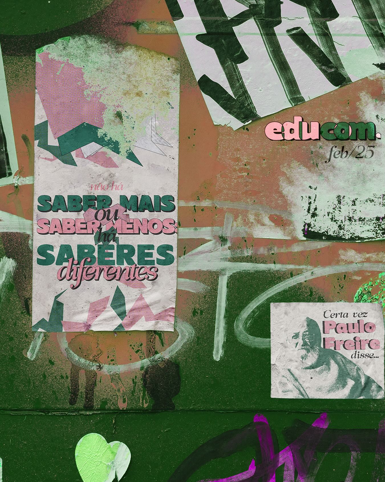 #PauloOnceSaid que é necessário uma valorização dos diferentes tipos de conhecimento, desde os acadêmicos aos saberes populares.
Afinal, como é possível criar uma relação educomunicativa se há o desrespeito pelas concepções e pela cultura do próximo?
#educom #ufu #diálogo
