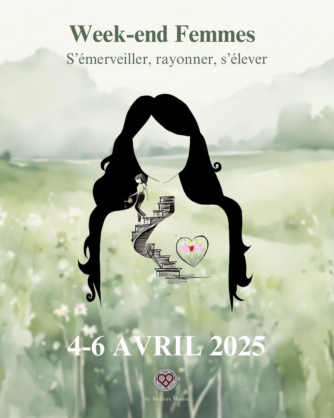 S’émerveiller, rayonner, s’élever.
Trois verbes qui touchent profondément notre cœur de femmes.
Au milieu du vacarme, du quotidien, des injonctions, des doutes, des peurs, de la pression familiale, professionnelle et personnelle, quelle place nous donnons-nous pour aller explorer ce qui se trouve dans notre cœur ?
Et toi, vois-tu seulement la merveille que tu es ?
Un week-end de sororité, de douceur et d’intériorité pour laisser la place à notre corps, notre cœur et notre âme de faire la paix, de s’aimer et de se laisser aimer.
Infos et inscriptions : www.muntu.ch