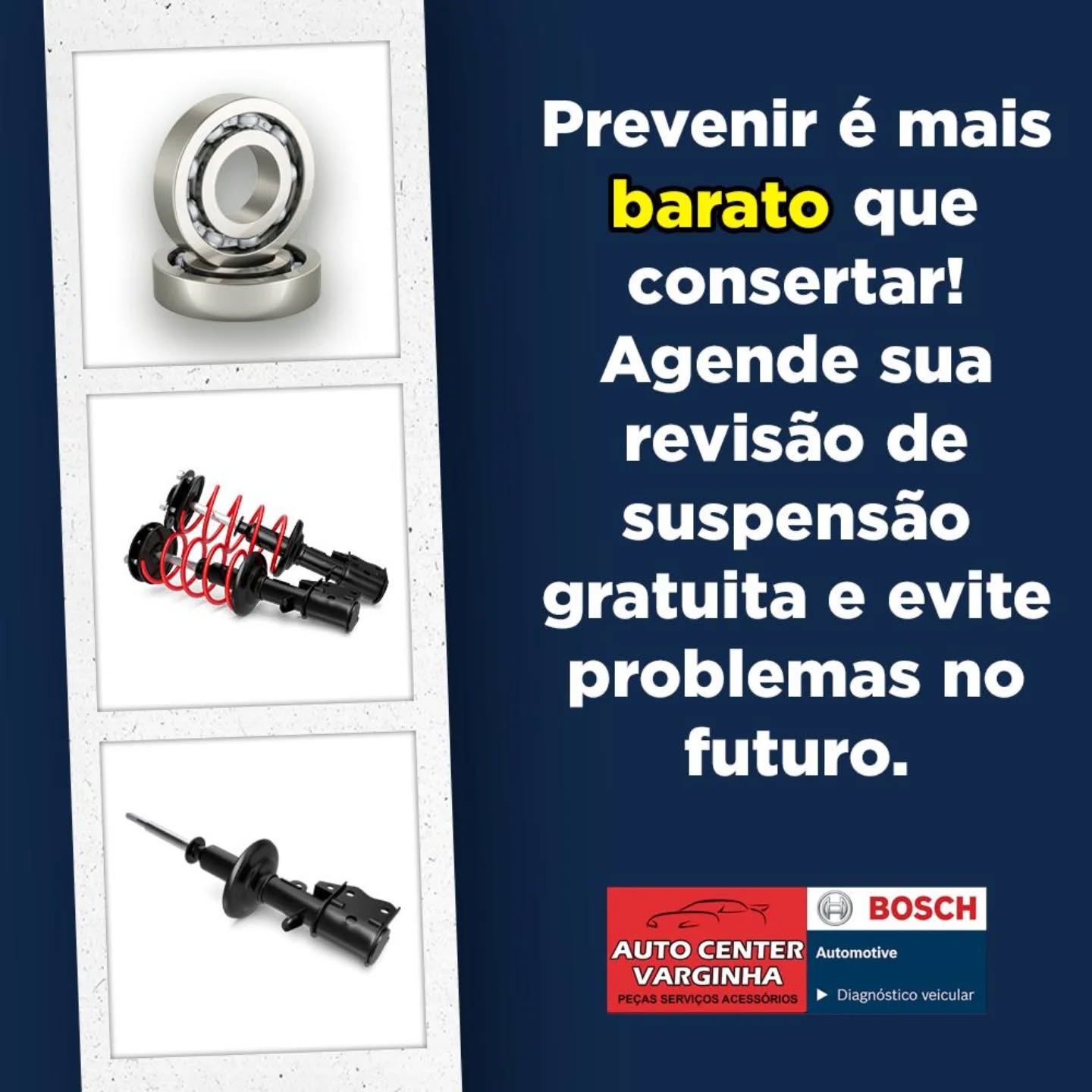 Cuide da sua suspensão antes que ela precise de um reparo! Prevenir é sempre mais barato do que consertar. Evite surpresas no seu bolso e ganhe mais segurança e conforto na direção.🛠️🚗
Agende agora mesmo uma avaliação e mantenha seu carro em dia!
.
.
.
.
.
#Suspensão #ManutençãoPreventiva #MecânicaDeConfiança #Bosch #Mecanica #Oficina