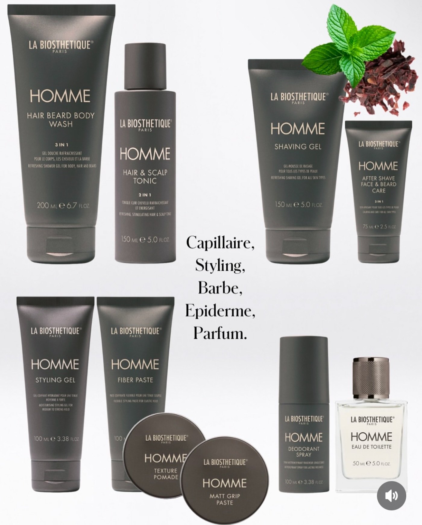 🌿Découvrez la gamme homme de @labiosthetiqueparis : des soins experts pour la peau, la barbe, les cheveux et le corps, ainsi qu’une eau de toilette aux notes masculines. Offrez vous une expérience premium en salon et à la maison ! #labiosthetiqueparis #thecultureofbeauty #coiffure #coiffeur #coiffeurhomme #haircare #parishair