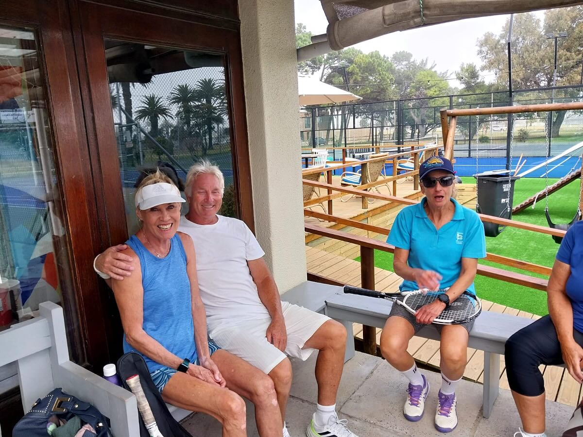 Morning tennis at MTC still going strong. Join the fun on Tuesdays and Thursday from 9:00 to 12:00. #socialtennis #milnerton #tennis