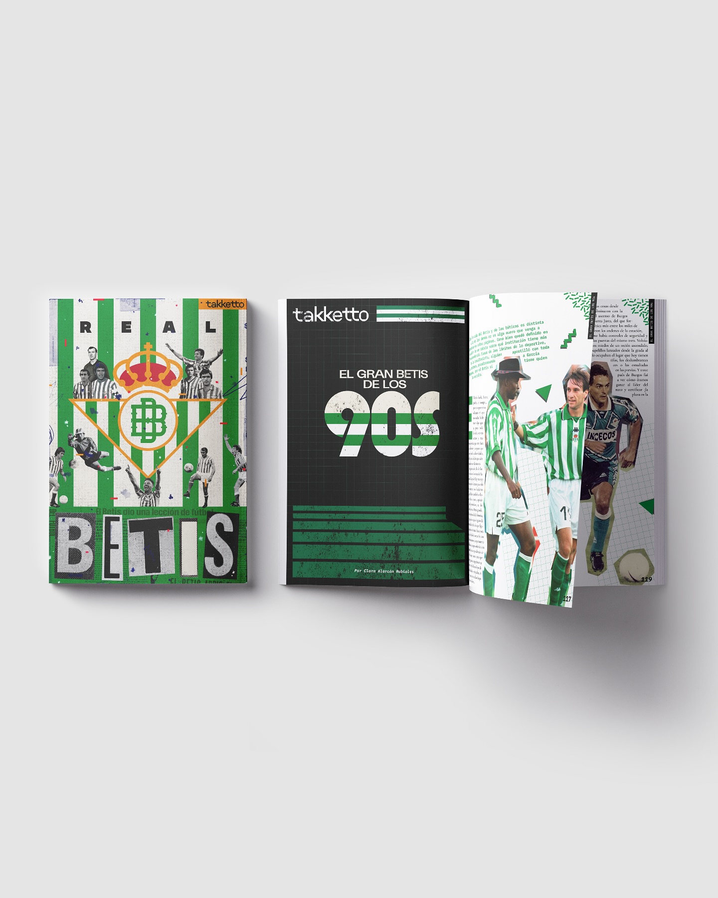 Esta vez nos hemos ido de viaje a la región autónoma de Andalucía, que colinda con la costa sur de España. Más concretamente a su capital, Sevilla, donde nos encontramos con un equipo que, como pocos, ha sabido hacerse amar incondicionalmente por encima de victorias y derrotas.
Fuimos a Sevilla a contar las historias que hay detrás de los protagonistas, las victorias, las imágenes, los momentos épicos y dolorosos, los colores verde y blanco y verde y la fe de los aficionados.
@realbetisbalompie
Cover: Artwork de Marija Markovich @footballmarija
Ya puedes comprar tu copia en @realbetistienda o a través del link que encuentras en la descripción.
#takketto_ #RealBetis #PasiónBética #HistoriaVerdiblanca #editorial #monography #spain #laliga #cover #joaquín