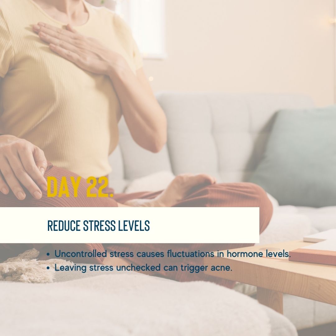 When we feel stressed our brain releases cortisol – a stress hormone. When this hormone is released our bodies experience various reactions including:
• Increased inflammation
• Impaired wound healing
• Excessive sebum secretion
If we leave stress unchecked it can make our skin more sensitive triggering acne and other skin conditions like hives, eczema and rosacea.
Try reducing your stress levels by listening to your favorite music, journaling, dancing or going for a walk.
#loveyourskinchallenge #healthyskin #acnespecialist #acneexpert #nycesthetician #brooklynesthetician #correctiveskincare