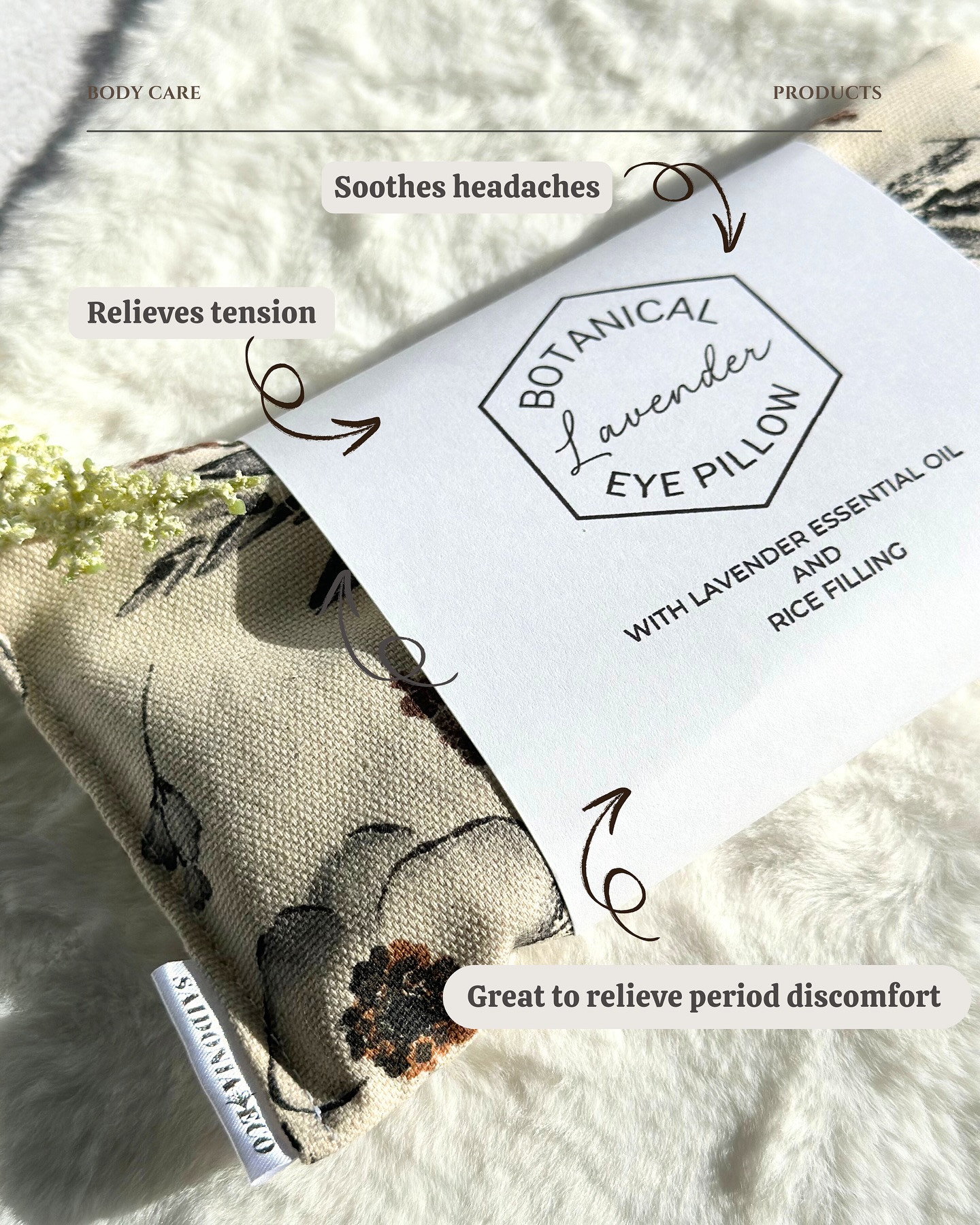 Handmade with love! Support a local small business. This isn’t just an eye pillow—it doubles as a hot pad to ease shoulder pain, back pain, or PMS cramps. Extra comfort, just for you!
#eyepillow #blissmoiproduct #lavender #eseentialoil #ricefilling #aromatherapy #relax #giftideas #giftforher #giftformom #giftbox #pmsproblems