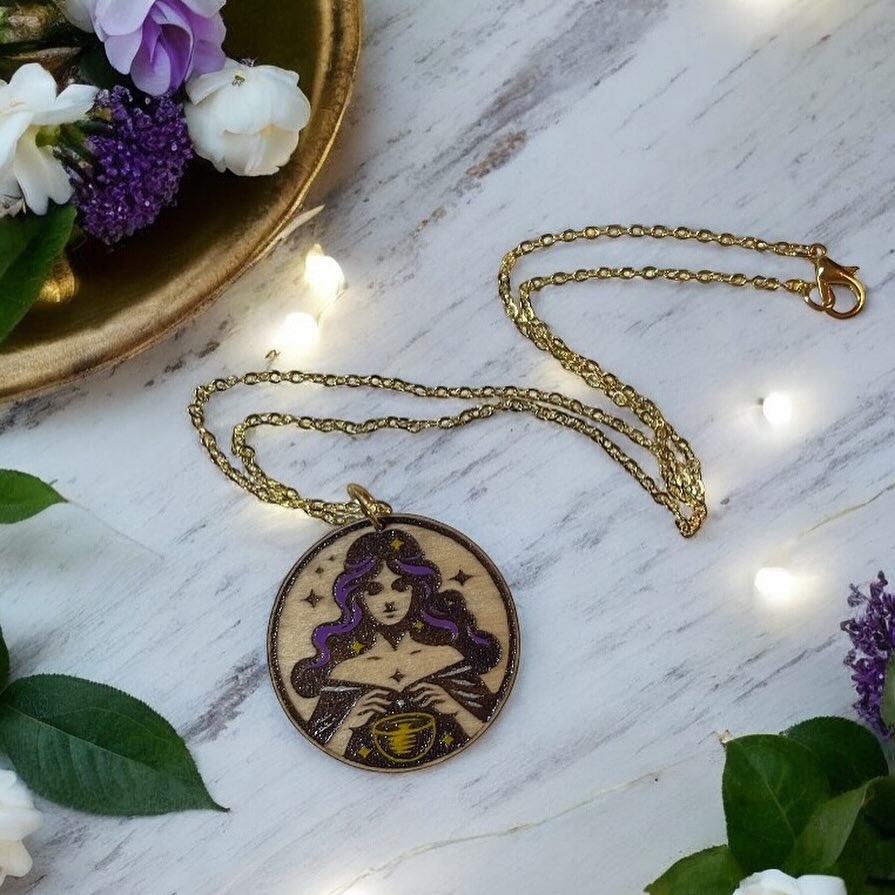 🌙 Hecate: Goddess of Magic, Wisdom & the Crossroads 🌙
Hecate, the powerful goddess of witchcraft, the night, and the crossroads, stands as a guardian of those who seek wisdom and transformation. She holds the keys to hidden knowledge, guiding those who walk between worlds and embrace their own inner power.
This hand-painted necklace honors Hecate’s energy—crafted for those who trust their intuition, embrace change, and walk boldly into the unknown.
Wear it as a symbol of your strength and the magic within you. 🔮✨
🖤 Available now! 🖤 www.angelineotis.com
#Hecate #GoddessJewelry #HandmadeMagic #WearYourPower #MadeWuthMagic #Mythology #supportsmallbusiness