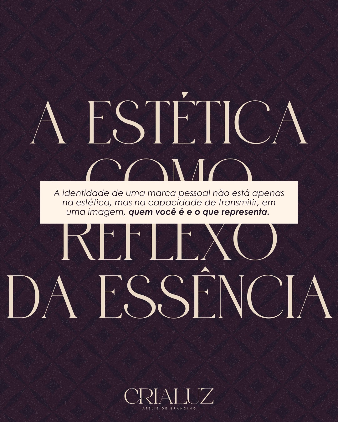 No meio da jornada de construção de uma marca pessoal, é comum sentir que algo essencial ficou adormecido – um talento, uma faceta do seu estilo de vida ou um traço que faz toda a diferença na forma como você se apresenta.
Foi exatamente nesse ponto que a nossa cliente Jéssica estava. Ela queria integrar suas diversas personalidades, trazer mais diversão para sua narrativa profissional e explorar novas possibilidades, mas não sabia por onde começar.
Com a nossa orientação, resgatamos esses elementos esquecidos e os transformamos em uma narrativa visual leve, conectando cada parte da sua essência a uma identidade autêntica, estratégica e cheia de vida. Ela pode ser o que ela quiser, quando ela quiser.
Se você sente que algo importante na sua história precisa de um novo olhar, estamos aqui para ajudar.
Vamos juntos trazer à tona a sua versão mais completa e inspiradora? 💡💫 Clique no link da bio e saiba mais sobre os serviços de branding da Crialuz!
#MarcaPessoal #BrandingAutêntico #IdentidadeVisual #JornadaDeMarca