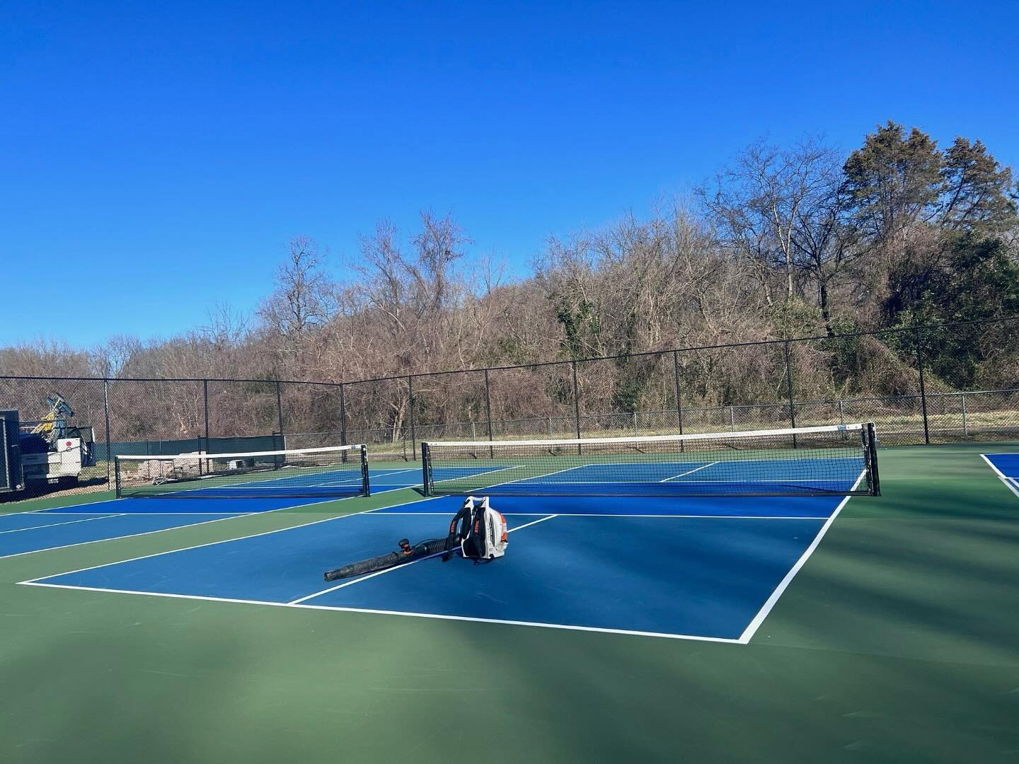 repairs are complete and the courts are back open! enjoy your sunny saturday 😎