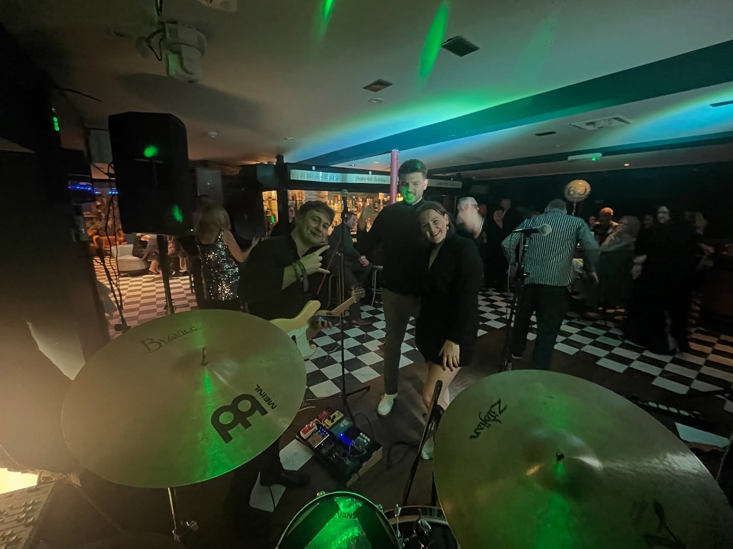 A wholesome (albeit low quality) snap of one of our most recent functions.
•
•
(Our drummer clearly isn’t a camera man)
•
•
Our diary is filling up - but we still have some availability, book now through the link in our bio!