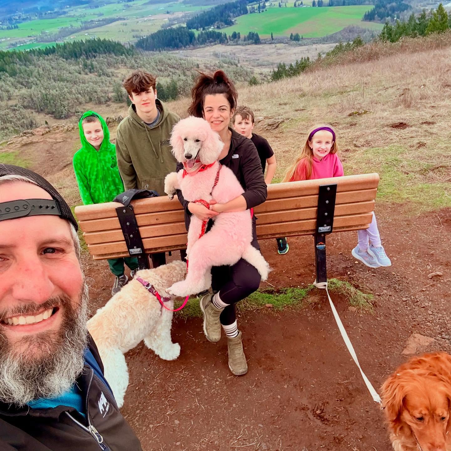 Miss Moon is 2 years old today! We went on a nice hike