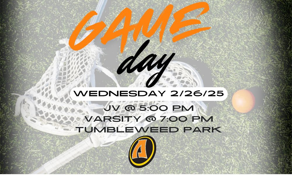 Come out and support our Lady Aztecs as they take on Pinnacle!
JV game starts @ 5:00pm
Varsity game starts @ 7:00pm
Tumbleweed Park
Field 7
Let’s go Aztecs! 🧡🖤