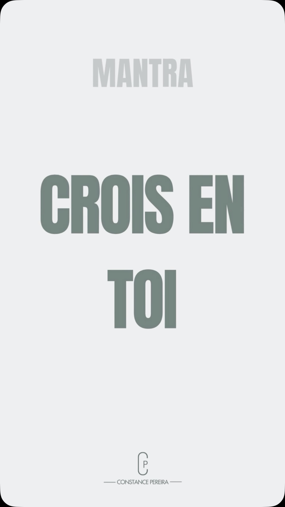 Parfois, le doute s’invite, la fatigue pèse, et les obstacles semblent insurmontables…
💪🏼 Mais souviens-toi : tu es plus fort.e que ce que tu crois.
Alors, répète-toi ces mantras :
✨ Je crois en moi. Je peux le faire. Je suis capable. ✨
🌈 Remplace chaque pensée limitante par une affirmation positive.
🌈 Respire profondément et visualise ta réussite.
🌈 Accorde-toi un instant de pause pour te recentrer et avancer avec confiance.
💫 Prends ce temps pour toi, tu le mérites !
💛 Et partage ces mantras si tu connais quelqu’un qui en aurait besoin !
#JeCroisEnMoi #ConfianceEnSoi #MantraPositif #BienÊtre #DéveloppementPersonnel
—
🙋🏼♀️ Hello, moi c’est Constance, je suis animée par l’envie de favoriser le « mieux-être » dans les environnements professionnels.
✨ Ma mission en tant que coach et sophrologue ?
Accompagner tous les professionnels à libérer et booster leur potentiel en les aidant à se poser les bonnes questions pour qu’ils puissent se sentir mieux dans leur tête, leur corps et par conséquent dans leur travail et leur vie !
.
.
.
#coachingprofessionnel #intelligenceemotionnelle #ie #sophrologie #developpementpersonnel #gestiondustress #gestiondesemotions #prevention #qvt #bienetreautravail