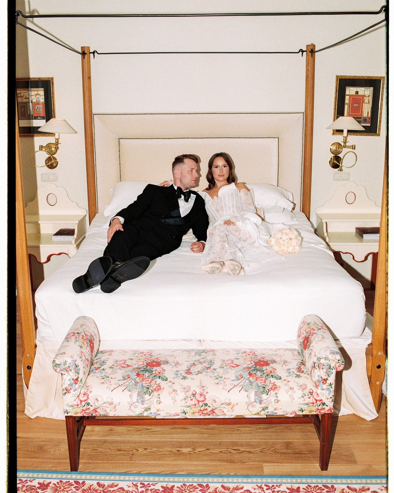 Authentic D&J wedding day shots on 35mm film 🎞️