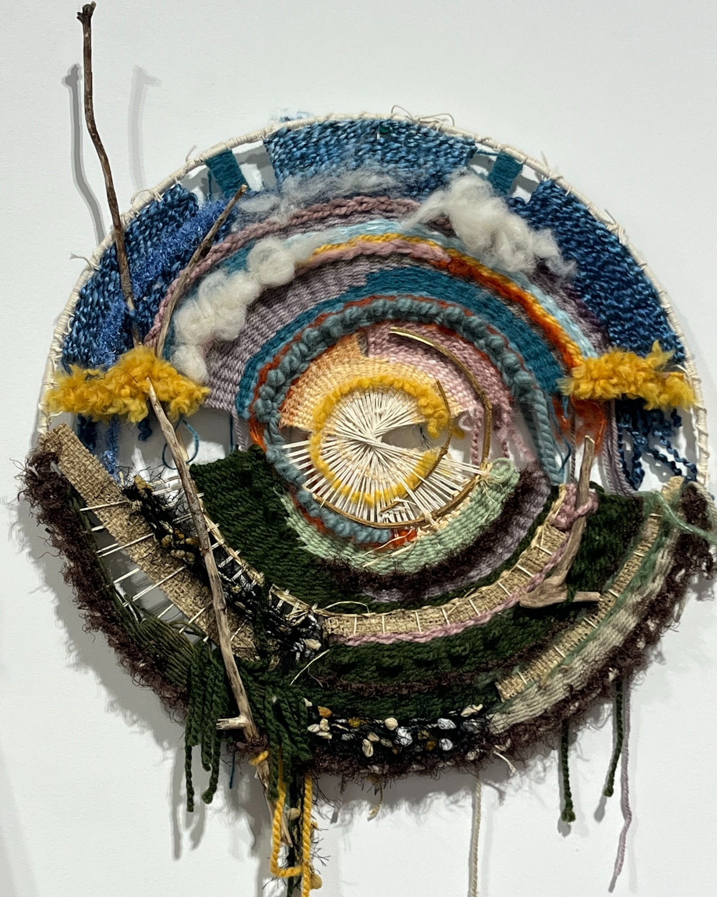 Working on fiber art! Loving working with a new texture! Almost finished with this one.
#fiberart #texturedart #weaving #loving #havingfun #mntdstudios #bridgeportct