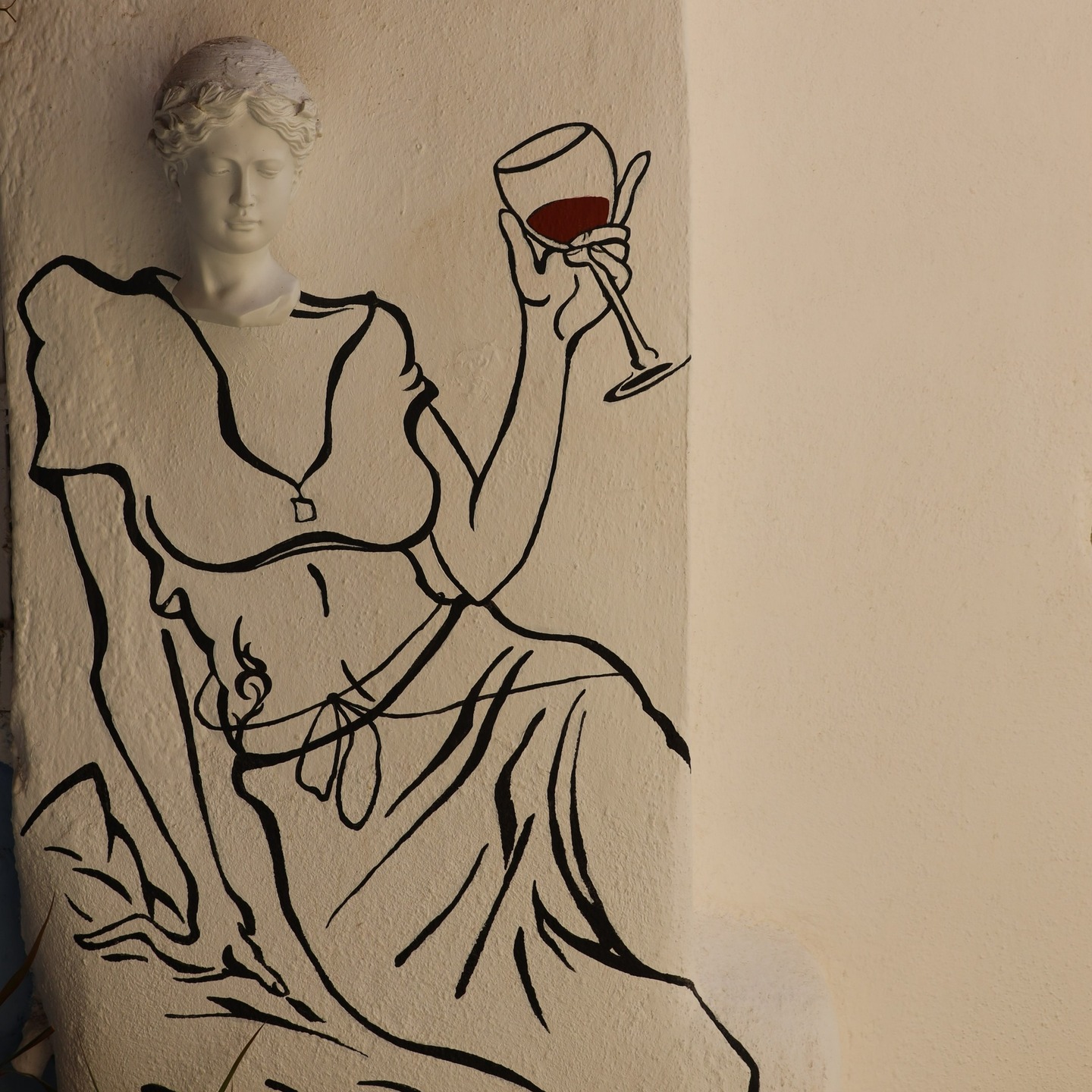 Mural in Ermoupoli, Syros island