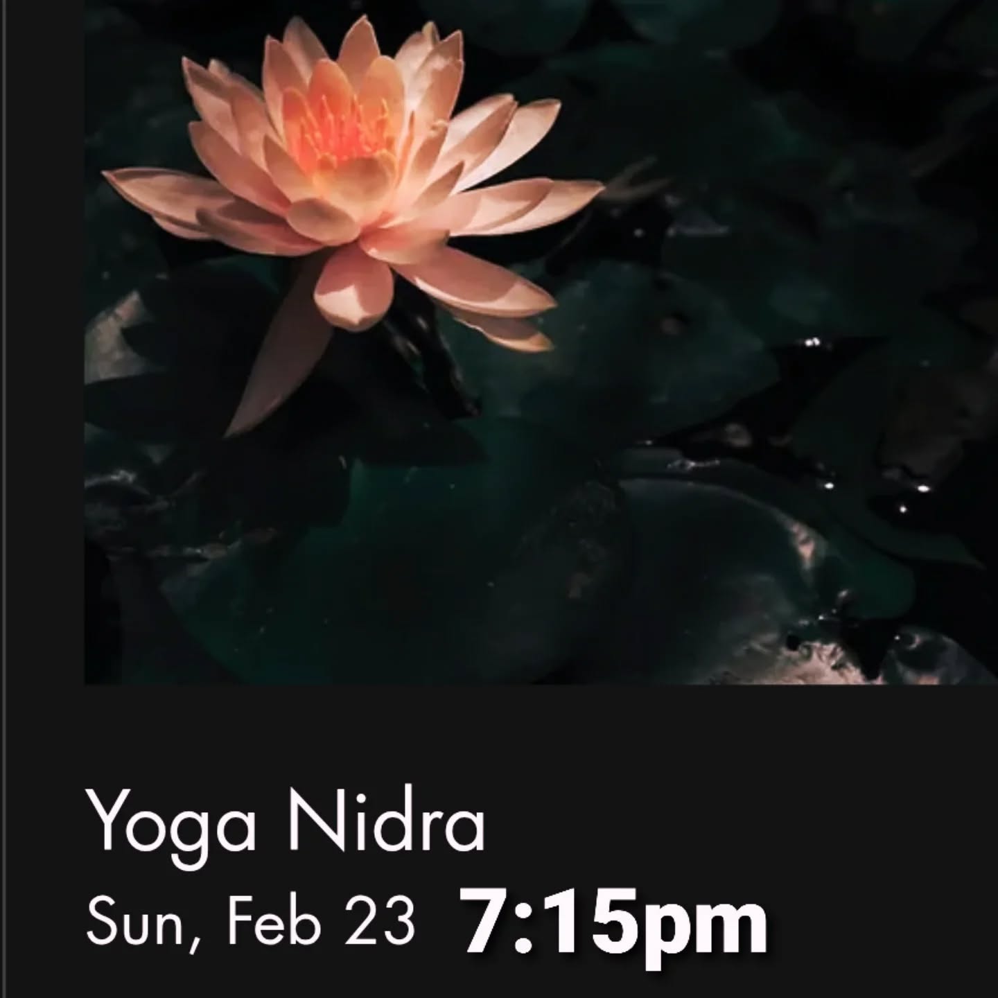 There is still space for you this evening đ