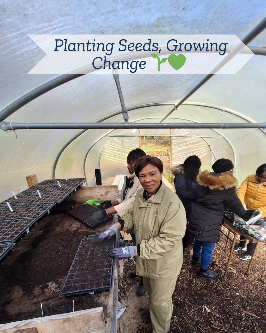 Planting Seeds, Growing Change 🌱💚"
"Grateful for these incredible volunteers who are sowing seeds of hope and unity in our international garden. Together, we're not just planting crops – we're cultivating connections, fostering diversity, and growing a better future for all. 🌍💪 #CommunityGarden #VolunteersInAction #SeedsOfChange #GrowTogether #SustainableFuture" #corkmigrantcentre #nanonagleplace #garden #cork #ireland #volunteers