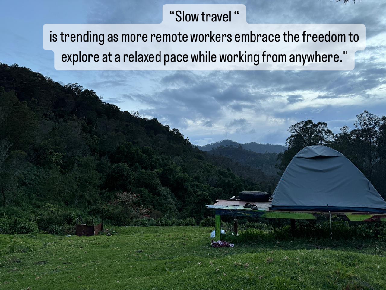 โ๏ธโ๏ธโ๏ธโบ๏ธ๐๏ธ๐๏ธ๐๏ธ๐๏ธ๐๏ธ๐๏ธ
โSlow travel is trending as more remote workers embrace the freedom to explore at a relaxed pace while working from anywhere.โ
#vamostrips #slowtravel #tourism #travel2025 #backpackers #solotrip #vacationoffers #traveloffers #vjspath