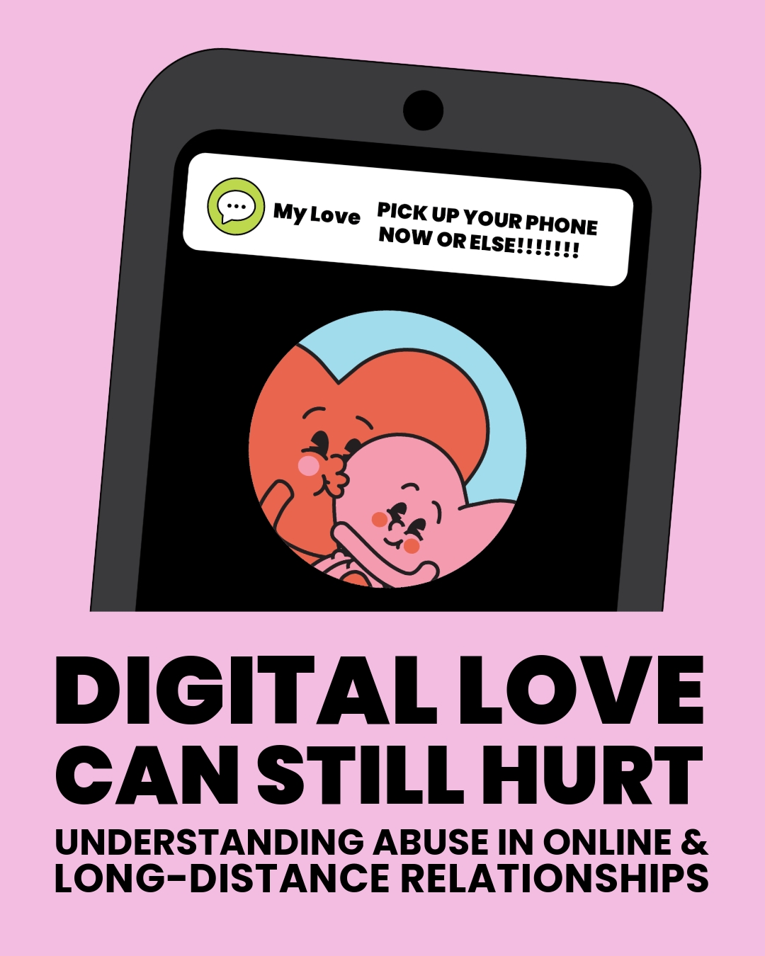 Online and long-distance relationships can feel safe, but abuse can happen even when you’re far away. Let's talk about how emotional, financial, verbal, and sexual abuse can happen in long-distance relationships—and how to spot the signs.
-It’s still abuse if someone manipulates, pressures, or controls you over text, calls, or video chats.
-It’s still abuse if they use distance to make you feel isolated, anxious, or guilty.
"Why didn’t you just hang up?" is a common question, but it ignores how manipulation works. Emotional abuse isn’t always obvious—it can feel like love, concern, or even your own fault. An abusive partner might guilt-trip you into staying on a call, make you believe you’re overreacting, or use emotional blackmail to keep you engaged.
Abuse can happen in online relationships in many ways, including emotional, financial, sexual and digital abuse. Just because it’s online doesn’t make it any less real.
Here are some warning signs that your online relationship might not be as healthy as you think:
-Constant pressure to talk all the time or share personal information.
-Guilt-tripping when you don’t respond quickly enough.
-Isolating you from your friends or family.
-Using threats like “I’ll hurt myself if you leave” or “You’ll regret it if you break up with me.”
-Sending explicit messages or asking for photos you’re uncomfortable with.
If you recognize any of these signs, it’s still abuse. Whether they’re near or far, emotional and verbal manipulation are real forms of control. You deserve respect, and no one has the right to make you feel unsafe- online or offline. (resources in bio)
#TDVAM #teendatingviolenceawarenessmonth #loveisrespect #respect #relationships #love #abuse #datingviolence #domesticviolence #coercivecontrol #narcissism #narcissisticabuse #healthyrelationships #unhealthyrelationships #abuseresources #thereishelp #boundaries #consent #sexualcoercion #lovebombing #youmatter #emotionalabuse #thatsnotlove