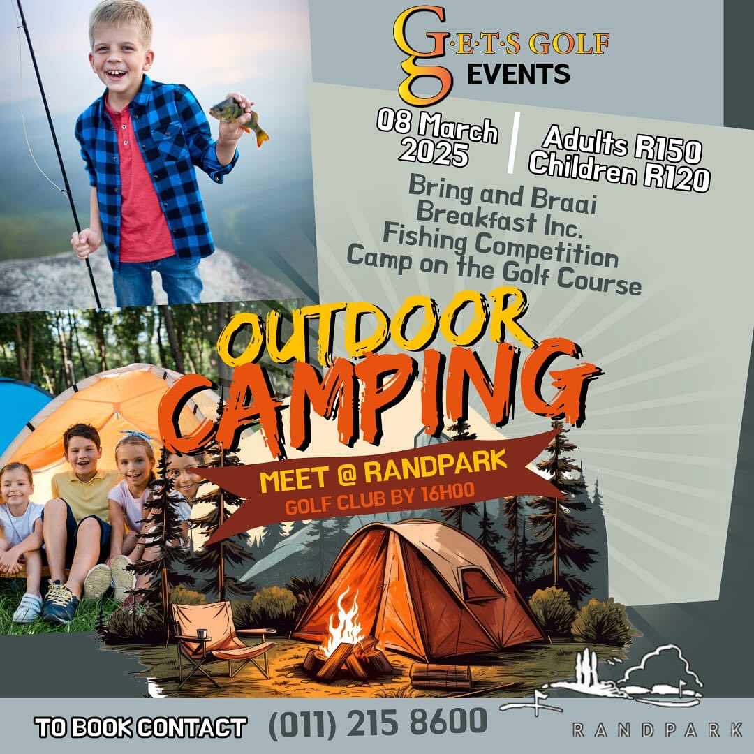 GETS Golf and @randparkgolfclub 🎣🎣🔥are hosting a family camp out. 🏕️ our camp out and fishing competition create laughs and special memories for the family. Who will catch the biggest fish? ⛺️ #familyfun #campvibes #fishingcompetition #makingmemories