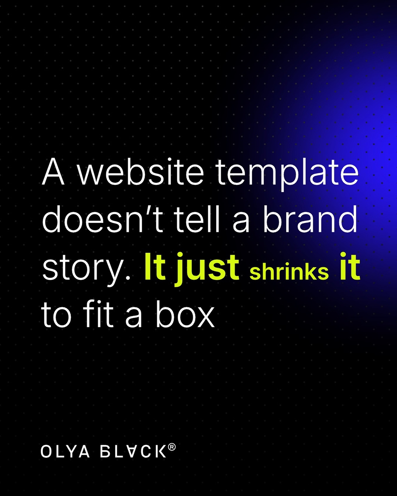 I’ve built hundreds of websites over the last 13 years. Guess how many were made with templates? Zero. 
Speaking at FreelansFam tomorrow about why I stand by custom design—and won’t budge on it. 🗓️Feb 26th at 1pm AEST
#websitedesign #brandidentity #brandingdesign #webdesign #brandingquotes #webdesignquotes