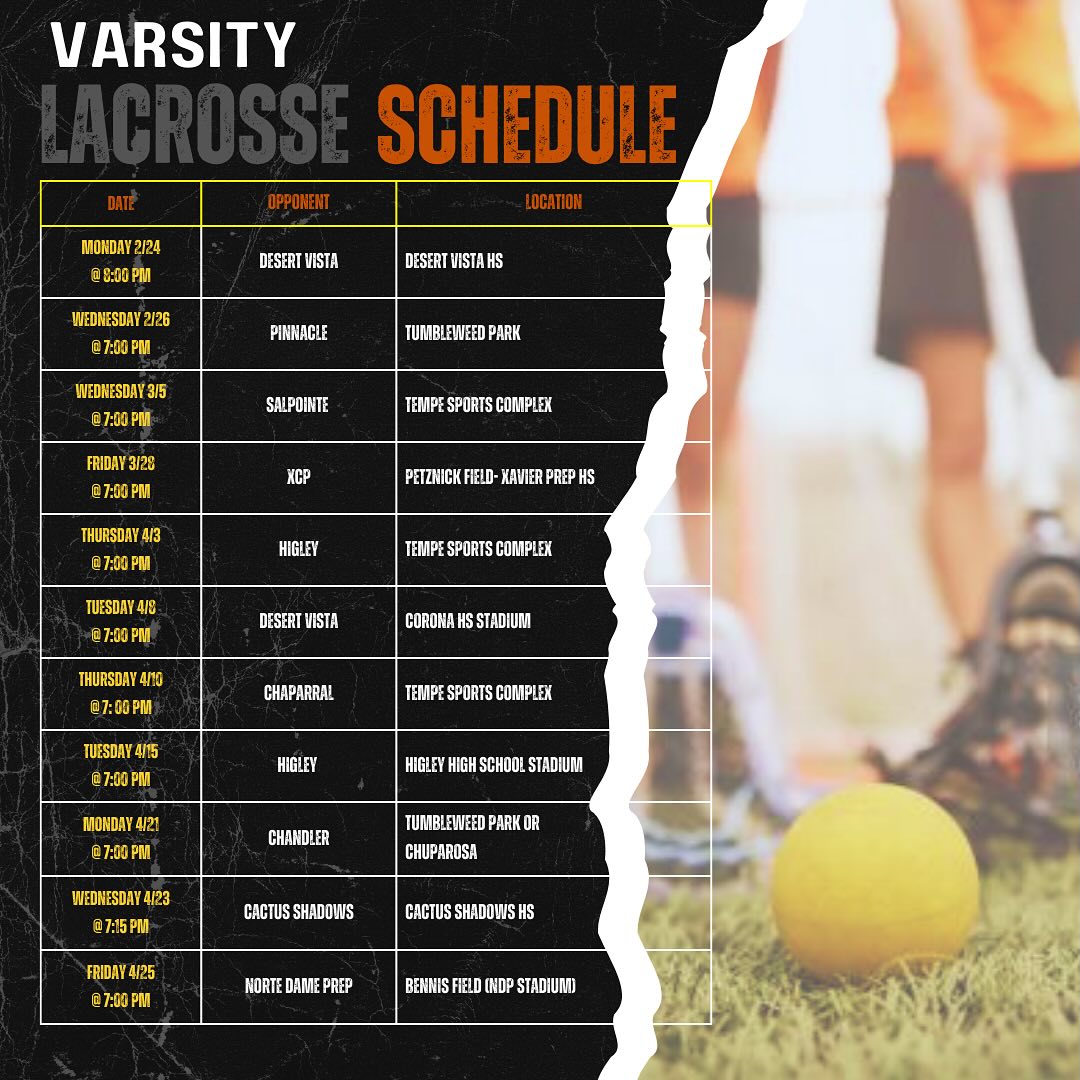 Our 2025 season is here!
Let’s go Aztecs!! 🧡🖤
#cdsaztecs #cdsgirlslacrosse #azteclacrosse #ladylax