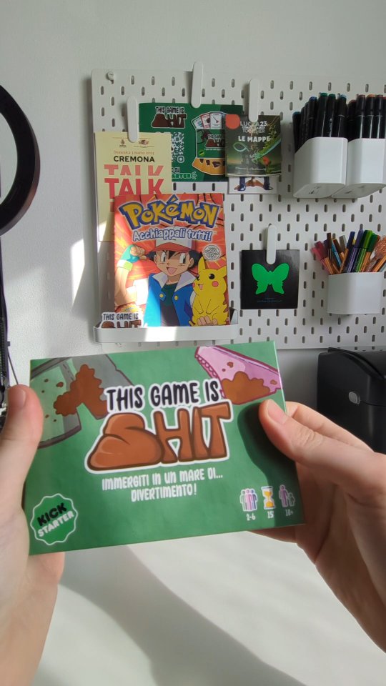 Ecco come confeziono e sigillo This Game Is Shit. ๐ฆ๐ฉ
Se anche tu vuoi la tua copia, trovi il sito al link in bio.
#boardgame #boardgames #boardgameitalia #giochidatavolo #giochi #giochidisocietร #giochiinscatola #giochidicarte #nerd