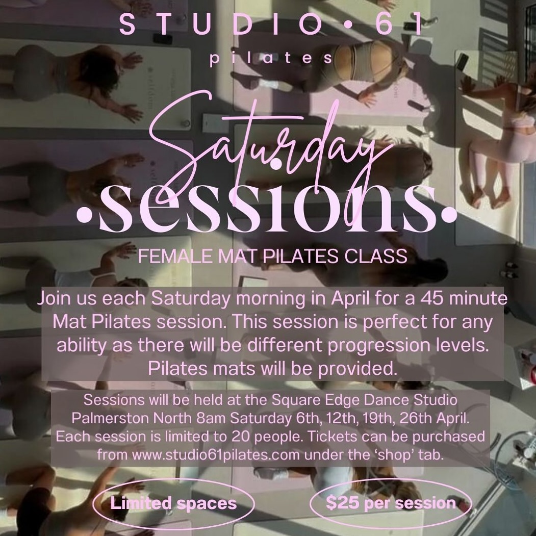 Calling all the ladies, this one is for you 🩷
This class is suitable for beginner through to advance. This is the perfect opportunity to give Pilates a try or spruce up your skills
I would love to see you all there. If you have any questions or concerns please do not hesitate to reach out 🎀