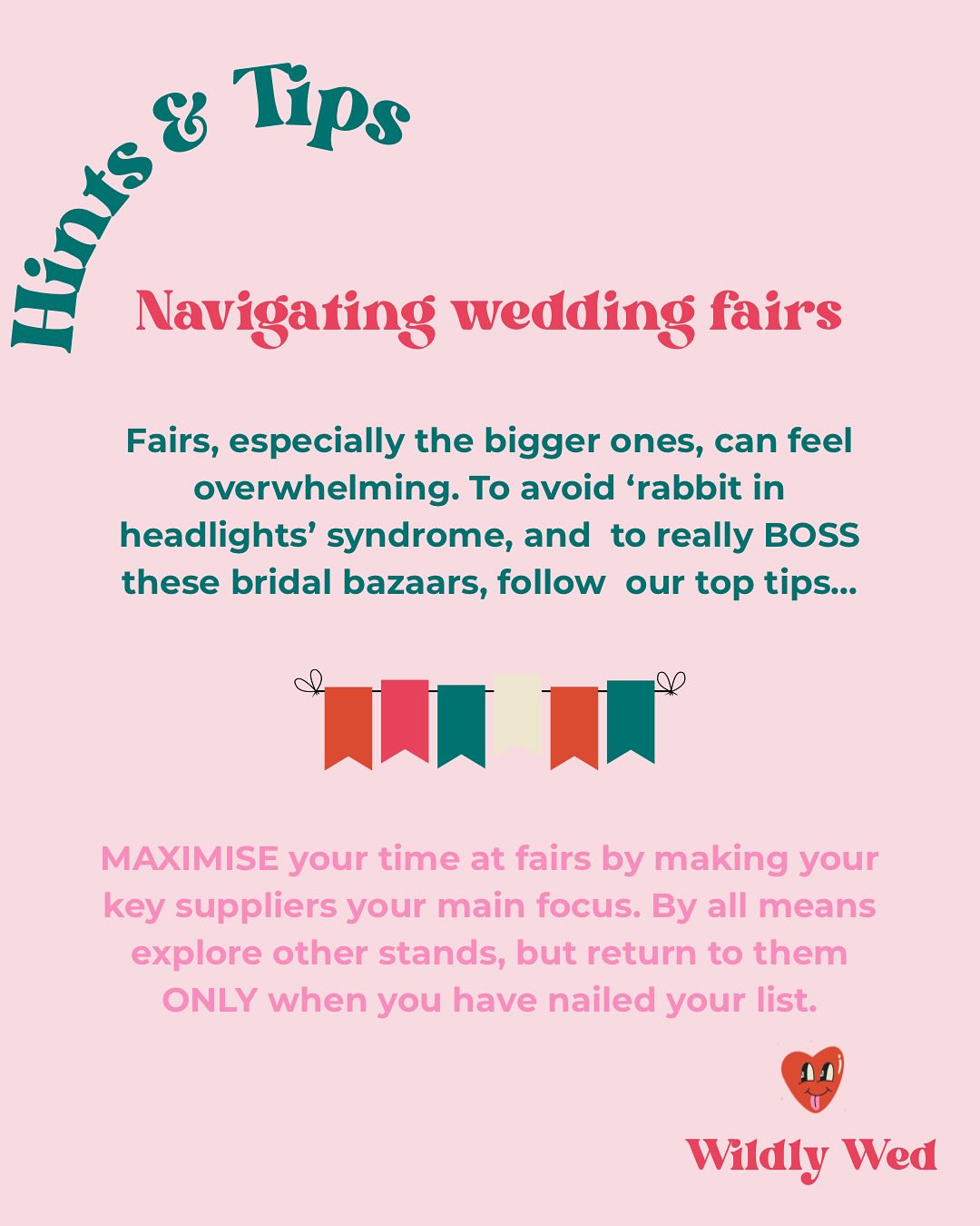 Wedding fairs are lush! A great source of inspiration AND for matching with your ideal suppliers, they really get ideas and excitement fizzing!
Get the best from fairs by taking a few of our top tips…
💡💡💡
#weddingfair
#weddingfairs
#weddingsuppliers
#weddingwisdom
#weddingpodcast
#wildlywedpod
#weddingplanning
#celebrantledweddings