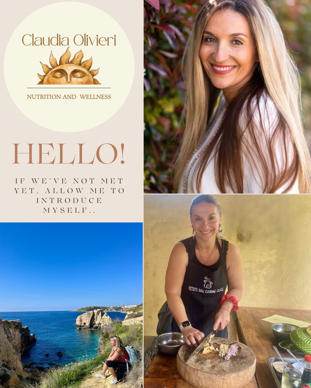 Hello! I'm Claudia š
As a nutritionist and wellness practitioner, I believe true healing needs both science and soul. It's why I blend evidence-based nutrition with gentle, holistic approaches that honour your whole story.
I work with women navigating menopause and its challenges - from those frustrating body changes to moments when you feel utterly disconnected from yourself. I'm here to support you with both expertise and empathy.
When I'm not with my clients, you'll likely find me in the kitchen testing new recipes (because food is both medicine AND pure joy in my book!), walking along Gozo's beautiful coastline, or curled up with my cats š±
If you're feeling a bit lost on your wellness journey, or simply seeking a more balanced approach to health, I'd love to help.
Pop a ā¤ļø below to say hello!
#WellnessJourney #WomensHealth #Nutrition #menopausesupport #menopausenutrition #happymenopause