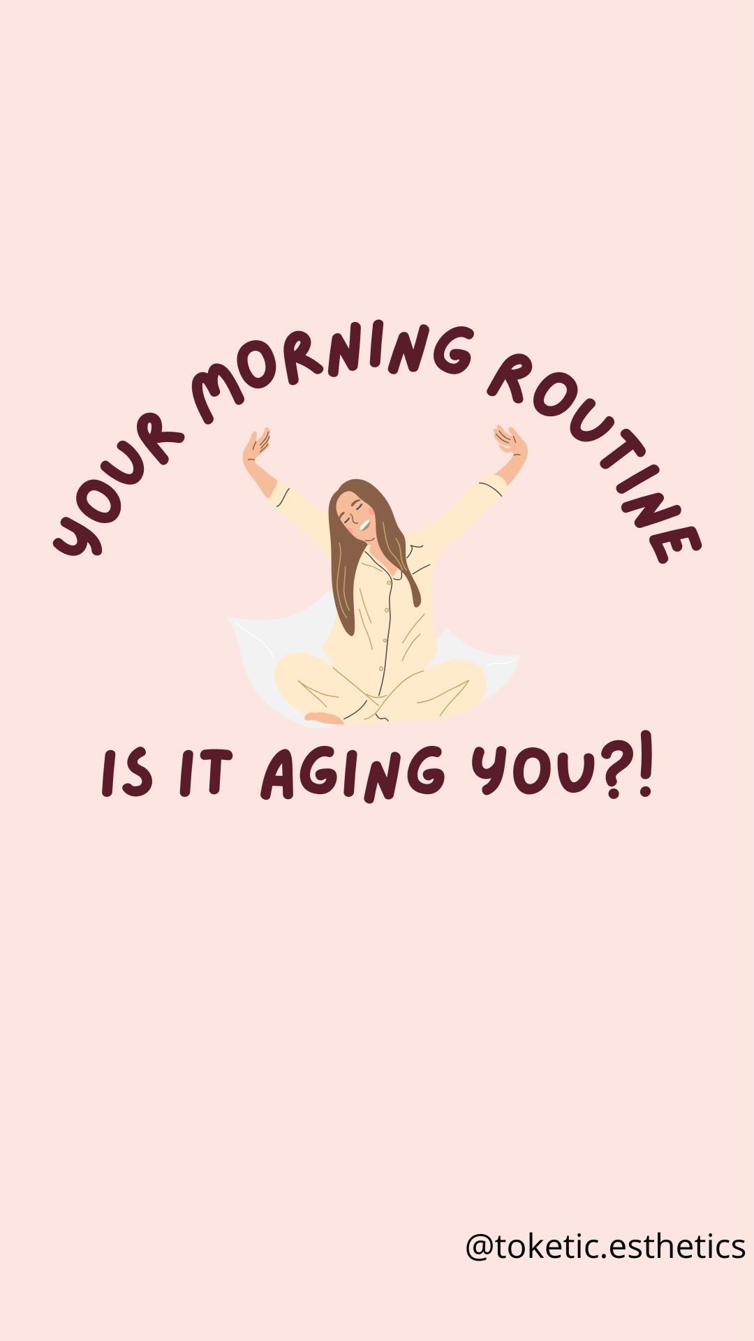 Checking your phone first thing in the morning is AGING you!!! Here’s a better anti-aging morning routine:
☀️Get sunlight first thing to help regulate your sleep hormones (doesn’t need to be fancy - I literally just stand by a window & look outside)
☎️Avoid checking your phone for at least 30 mins after waking up
💧 drink water right after waking. Sleeping is dehydrating, so start your day with a boost!
🐱Need a transition before getting up? Same. I do a few cat-cows in bed. Boosts flexibility & spinal health, & allows me to stay cozy under the covers for a few more minutes!
#antiaging #aginggracefully #lifestyle