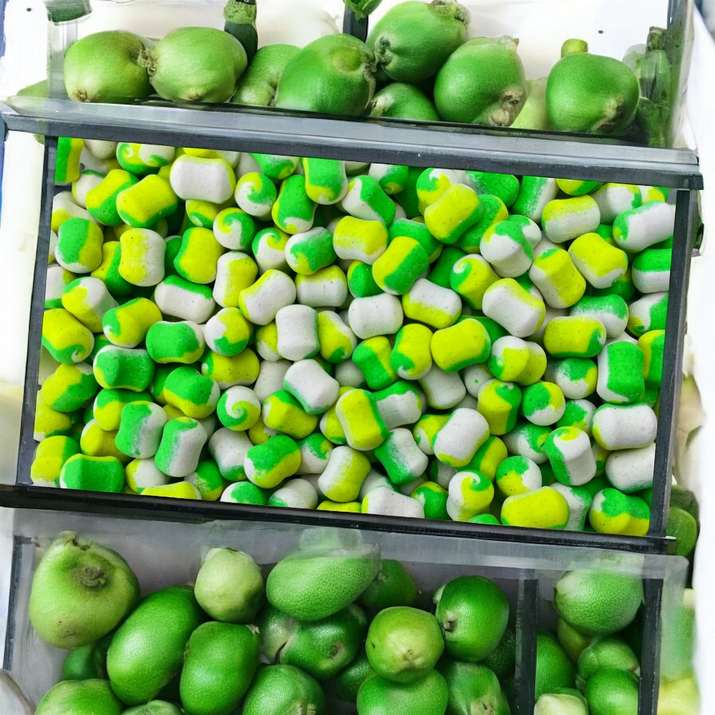 Zesty Lemon & Lime 16mm Wafters #carpballs #hookbaits #carpfishing #zesty #lemon #lime #wafters