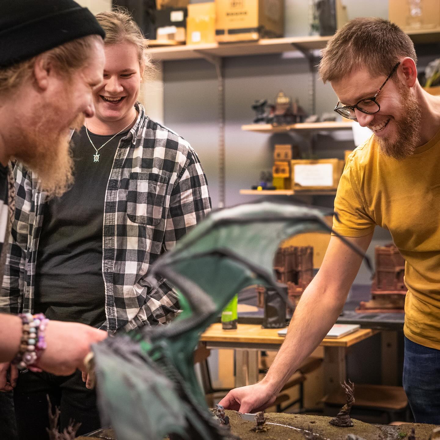 We organized the Monster Manual 2024 launch event in collaboration with Fantasiapelit Joensuu on February 22nd. It was agreed that I would demo one of the horrifying new monsters from the book… but instead of a standard scenario, we decided to hold a small competition, where participants would face a completely impossible opponent, and the one who survived the longest would win a copy of the new book!
The chosen monster was an Ancient Black Dragon, simply because the new design is pure black metal. We 3D-printed the dragon, designed by @rescale_miniatures , in collaboration with @pikkujuttuja3d , and it turned out amazing! In my excitement, I also created swamp-themed terrain boards for the dragon—because every monster needs a lair!
The event saw several dozen attendees, some stopping by briefly while others stayed for the entire event. Things were running at full speed for the planned six hours, during which a total of 108 player characters were created. The winning character, a human wizard, managed to survive four rounds against the dragon.
It was an absolute blast, everyone had a great time, and we even sold out all the books reserved for the event! We agreed with Fantsu to organize more of these in the future!
Big thanks to @henri_jumppanen for coming to take photos!
#dungeonsanddragons #dnd #dungeonsanddragons5e #dnd5e #dungeonsanddragons2024 #dnd2024 #monstermanual #monstermanual2024 #ancientblackdragon #blackdragon #dungeonmaster #dungeonmasterlife #dm #dmlife #gamemaster #gamemasterlife #gm #gmlife #terrain #terrainbuilding #terraincrafting #3dprinting #fantasiapelit #fantasiapelitjoensuu #ttrpg #tabletoproleplaying #ttrpgs #tabletoproleplayinggames