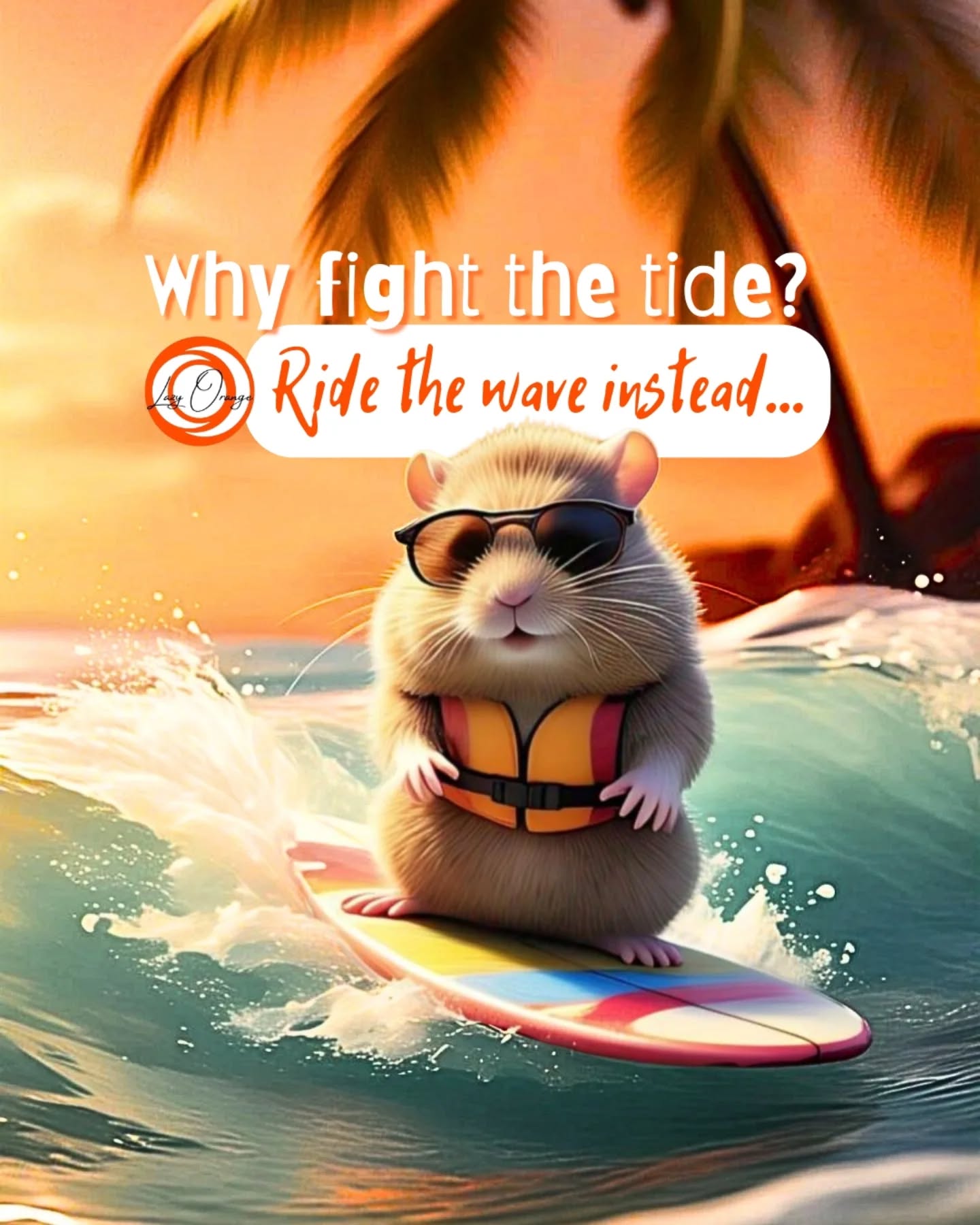 Why fight the tide when you can ride the wave? 🌊🐹
Viral marketing works the same way! Instead of struggling against the competition, tap into trending conversations, leverage organic momentum, and let your content flow effortlessly across social media. Just like this cool surfing hamster, the key to going viral is embracing the wave, not resisting it.
✅ Ride Trends – Stay ahead with trending topics.
✅ Engage Naturally – Create shareable, relatable content.
✅ Boost Visibility – Use momentum to expand reach.
Are you ready to stop fighting the tide and start riding the viral wave? Let’s make waves together! 🌟🔥
#ViralMarketing #RideTheWave #LazyOrange #trendalert