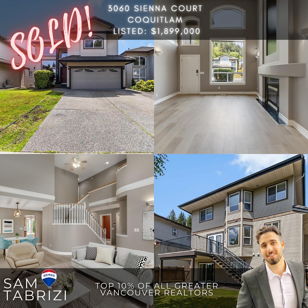 Celebrating a successful sale at 3060 Sienna Court, Westwood Plateau! 🏡✨ This luxurious home is now off the market. We were able to negotiate a healthy amount off the asking price. The home contains a 2 bedroom mortgage helper!!! #JustSold #DreamHome #RealEstate #realestate #coquitlam #vancouver #vancity #portmoody #burnaby #portcoquitlam #sold #topproducer #eastvancouver #newwestminster #vancouverrealestate #surrey #newwestminster #realtor #mapleridge #market #marketreport #hot #canadarealestate #canada #presale