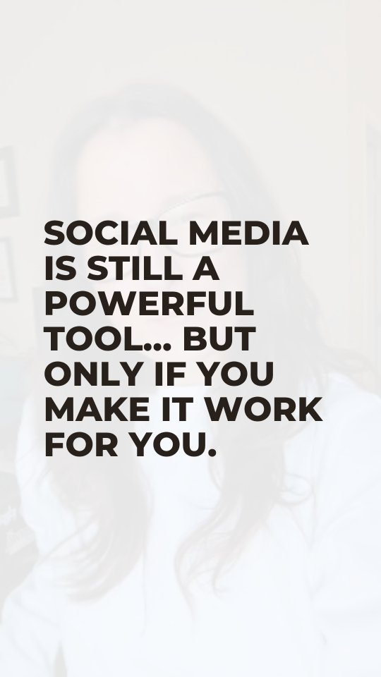 Feeling over it with social media? 😵💫 I get it. There’s bad news, endless scrolling, and the constant “am I even reaching anyone??” existential crisis.
The truth? Social media is still a powerful tool… but only if you make it work for you. 💡 Take breaks. Plan ahead. Focus on what actually moves the needle.
You don’t have to do all the things. Just the right things. Need help figuring it out? Let's chat.
I'll just be over her listening to @jannarden on repeat and trying to follow my own advice.