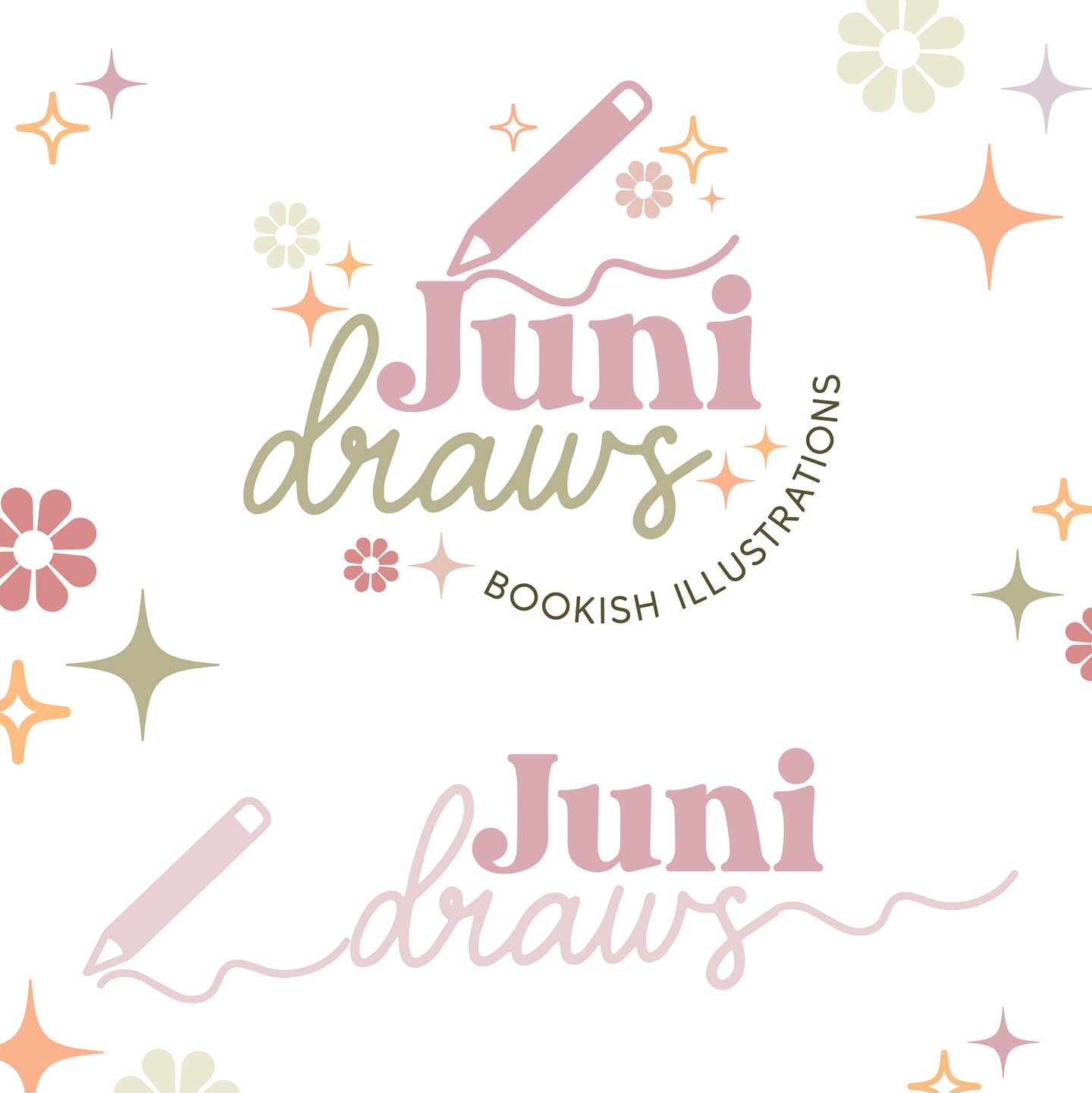 ✨ Client Spotlight: Juni Draws ✨
Bringing Juni Draws to life with a dreamy, bookish brand identity! We blended her stunning character illustrations with soft, magical collage elements and designed a custom pen logo to represent her creative world.
Looking for a bespoke brand identity that tells your story? March spots are limited, only 3 left! Let’s craft something just as enchanting.
Send a DM or book your spot via the link in my bio! Let’s make something magical 💖🌸