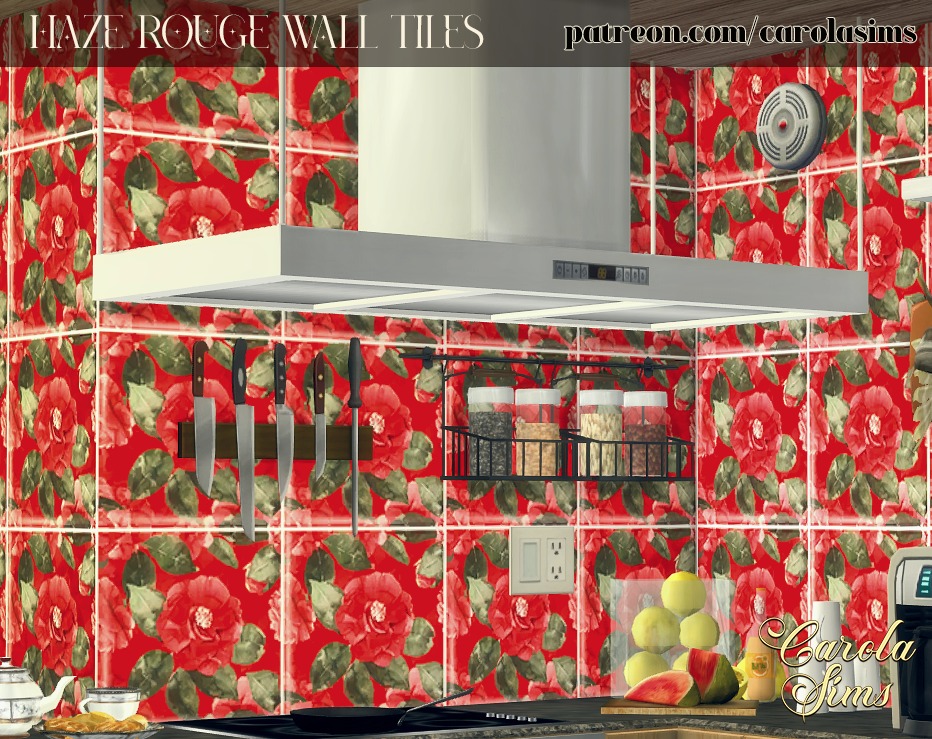 Haze Rouge Tiles
.
.
.
Red themed wall tiles on kitchen walls
.
.
.
#sims4tiles #buildmode #sims4decor #tiles #kitchentiles #tiledecor #redtiles #redcolor #walltiles #kitchenwall #redwall #sims4buildmode #thesims4 #kitchendecor #hazerouge #hazerougetiles #sims4walls