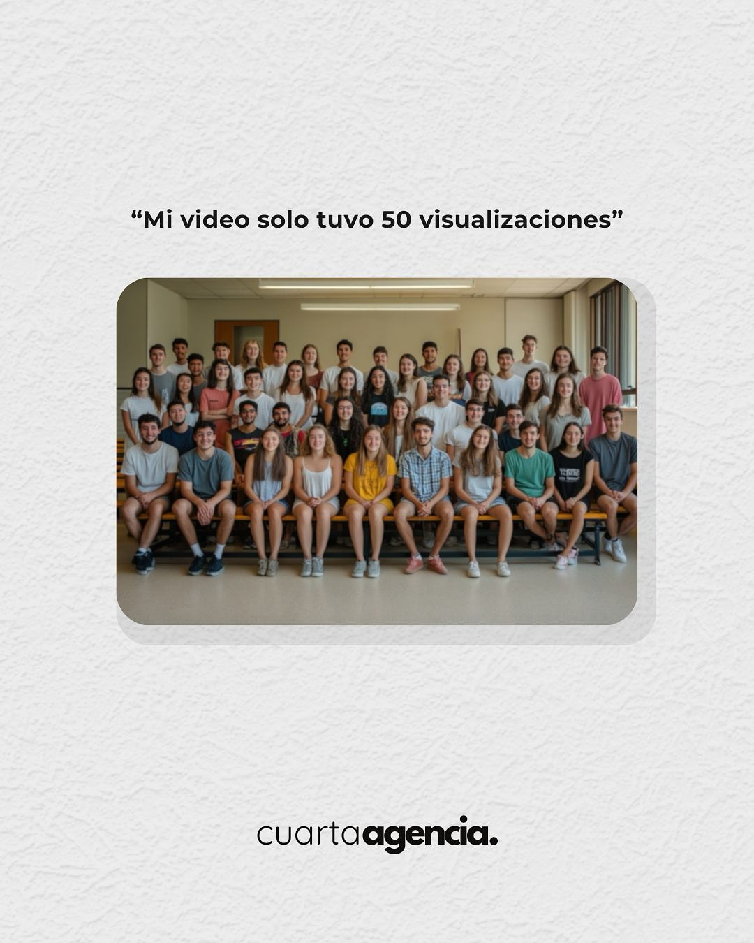 “Mi video solo tuvo 50 visualizaciones” “Mi video solo tuvo 1000 visualizaciones”
Lo que compartes está llegando más lejos de lo que imaginas 🚀 Imagina a todas esas personas reunidas viendo tu contenido.
¡Sigue creando, porque siempre hay alguien a quien inspiras! 💡🔥
#MarketingDigital #Estrategia #LaSerena #Coquimbo #CuartaAgencia #Emprendedores #SocialMedia #Branding #Publicidad #DiseñoGrafico #ContentCreator #MarketingOnline #NegociosDigitales #CommunityManager