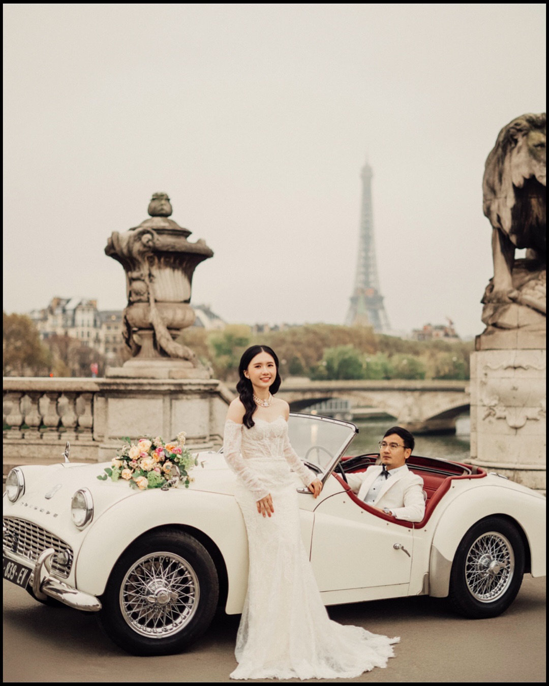 Pre-wedding magic isn’t about following the rules—it’s about breaking them.
When Hifa & @siv_leng embraced their love in Paris, they redefined style. Dressed in exquisite Nicole + Felicia couture with a vintage Triumph 1960 twist, every detail—from elegant makeup to that dramatic dress—was extra and unforgettable. This isn’t your typical pre-wedding shoot; it’s a timeless celebration where pure romance meets bold, vintage elegance.
Makeup & Hair : @mua_reinakim
Retro car: @retromotorscollection
Dresses: @trulyyours.bridal @nicolefeliciacouture
.
.
.
.
.
#TimelessBeauty #PuffyBridalGown #EleganceInParis #WorthEveryStep #preweddingparis #weddingparis #parisprewedding #overseasprewedding #preweddingidea #prewedphoto #preweddinglocation #casualprewedding #prewedoutdoor #destinationprewedding
#photographefrance #photographerparis #photographerinparis #parisianphotographer #parisweddingphotographer #parisphotographer #nicolefeliciacouture #couturedress #weddingcouturedress #photographedemariage #parisphotoshoot #pariselopement #photoshootinparis #photographemariageparis #bridaldress