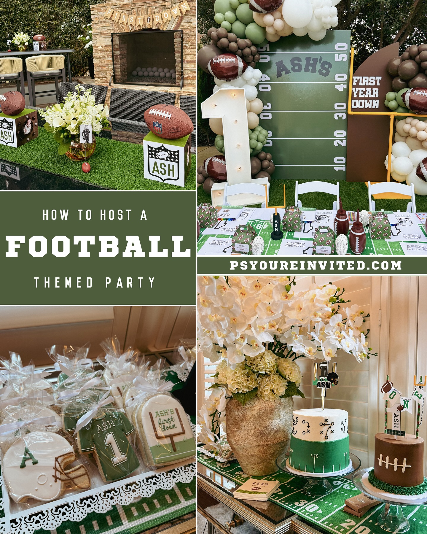 Check out our new blog post where we share tips and links for throwing your next football-themed party 🏈 click the link in our bio and head our “blog”