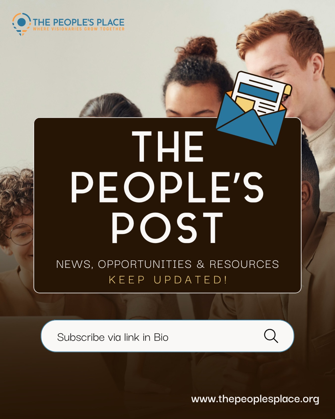 📢 Stay in the Know with The People’s Post! 📰✨
Looking for resources, events, and opportunities to fuel your community work? Want to stay connected with Waterbury’s organizers, entrepreneurs, and change agents? The People’s Post is your go-to source for all things movement-building, social innovation, and cooperative power at TPP!
📬 Subscribe today and be the first to hear about our services and programs, collaborative opportunities, and ways to plug in. Let’s build together! #LinkInBio 💪🏾🔥