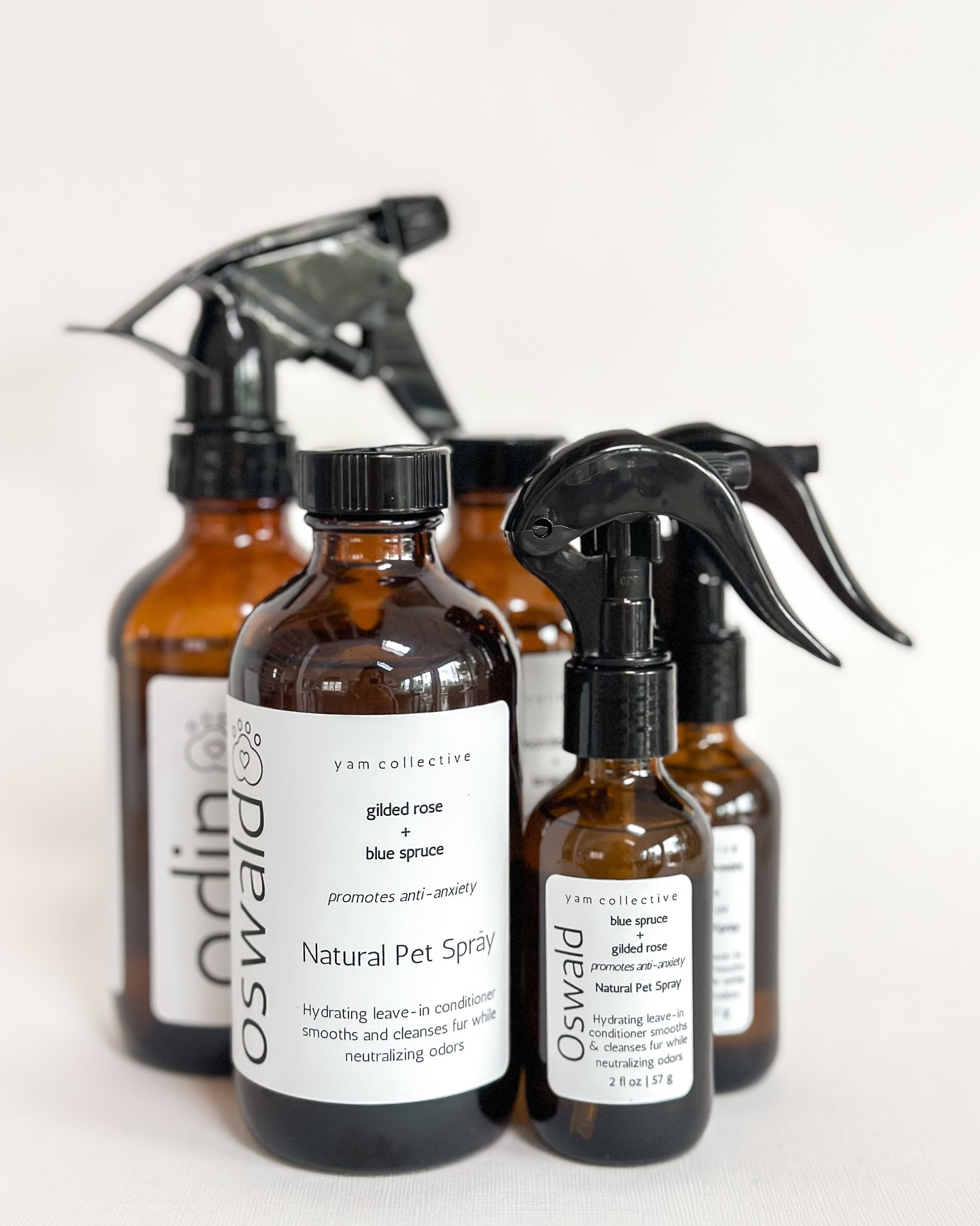 🐾 Have you tried our yummy natural pet sprays yet?! A hydrating leave-in conditioner that smooths and cleanses fur while also neutralizing odors!
Choose from our doggy spa scent: Chamomile Flowers + Lavandin or Our anti-anxiety promoting scent: Gilded Rose +Spruce
All-natural + cruelty-free + toxin-free + vegan + phthlate-free paraben-free + mutagen-free + carcinogen-free
10% of proceeds from your purchase benefit two animal rescues @thegratefuldogrescue @potcakeplacek9rescue
#naturalpetspray #yam #dogsofinstagram #mainemade #oswald #odin #dogrescue