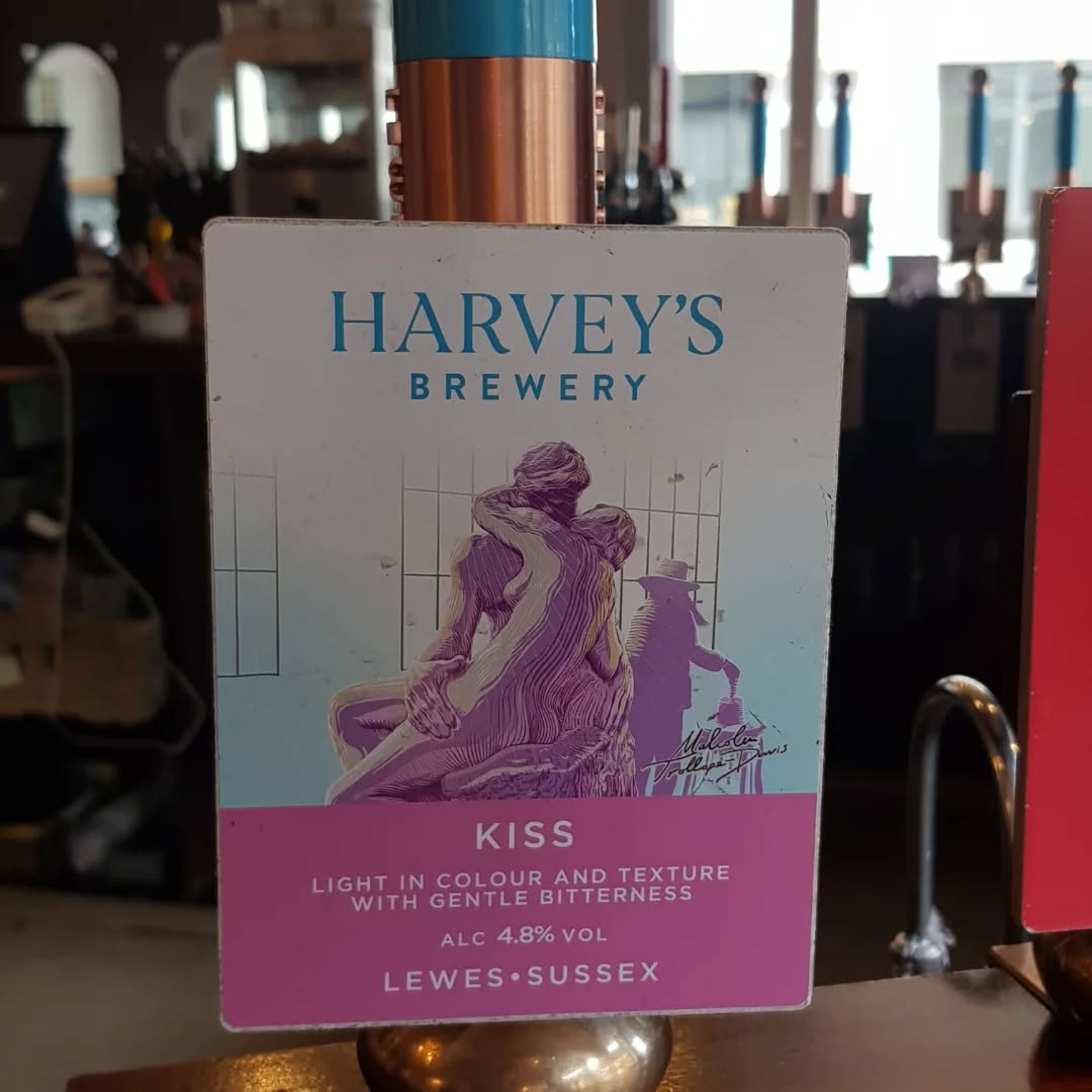 Valentine's Day might have been and gone, but we still have our special themed beer, Kiss, on cask for you this weekend.
If you prefer something darker, the indisputably flavoursome Porter has just been added to cask.
Or try both! Think Barbenheimer, but with a Harvey's twist.
