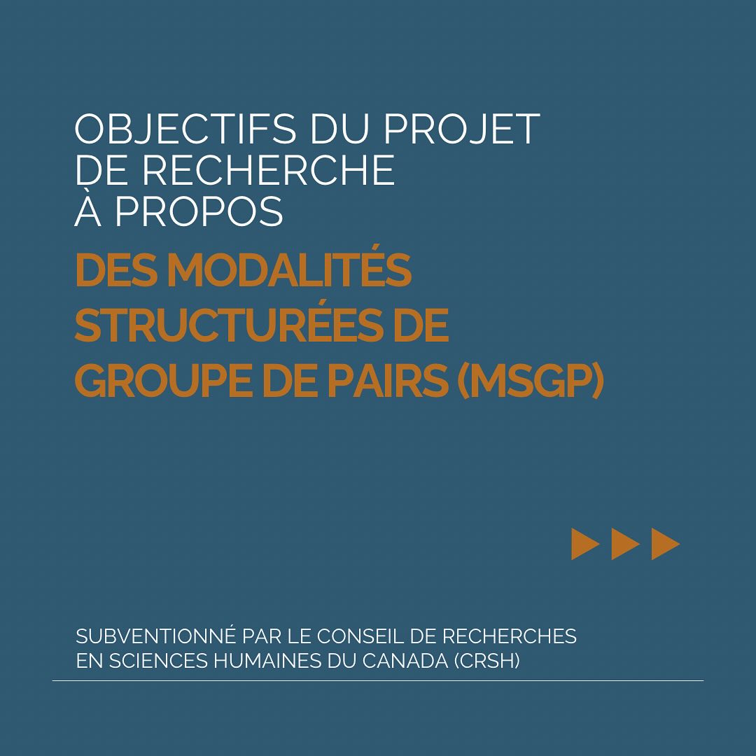 Projet de recherche à propos des modalités structurées de groupe de pairs (MSGP) 🎓
Notre projet vise à developper un modèle théorique à propos des modalités structurées de groupe de pairs en analysant leur impact sur la persévérance et la réussite académique des étudiant.e.s aux cycles supérieurs dans les universités québécoises. ✨
#CRSH #recherche #éduction #réussiteacadémique #soutienétudiant #perseverance