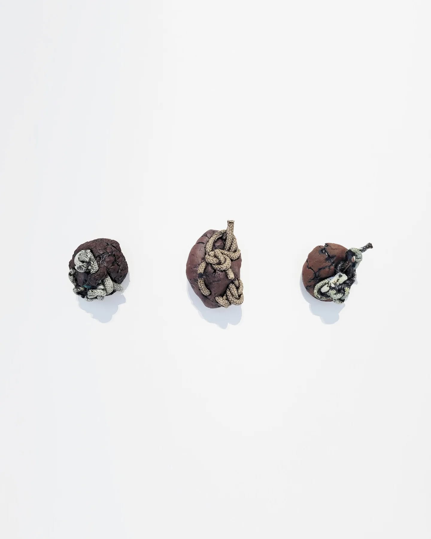 INSTALLATION VIEW:
Aggregate Series
Ranging within 4 x 4 x 4.75 in.
$1,200 each
Jackie Brown @j_a_c_k_i_e_b_r_o_w_n is an artist and Associate Professor of Art at Bowdoin College in Brunswick, Maine. Her work is designed to be experienced both visually and spatially.
"I aim to explore human nature and ways that we try to control natural processes, both fostering and restricting growth. The abstracted forms conjure up notions of something that is at once alive and growing, dead and decaying, moving and malleable, frozen and rigid, ecological, geological, and anthropomorphic." Brown's statement in @ceramicsnow
VIEW: FRI 4-7 PM or by appt
Link in bio for available work
______
#ceramicsnow #ceramicart #ceramicshowing #sculpture #maineartist