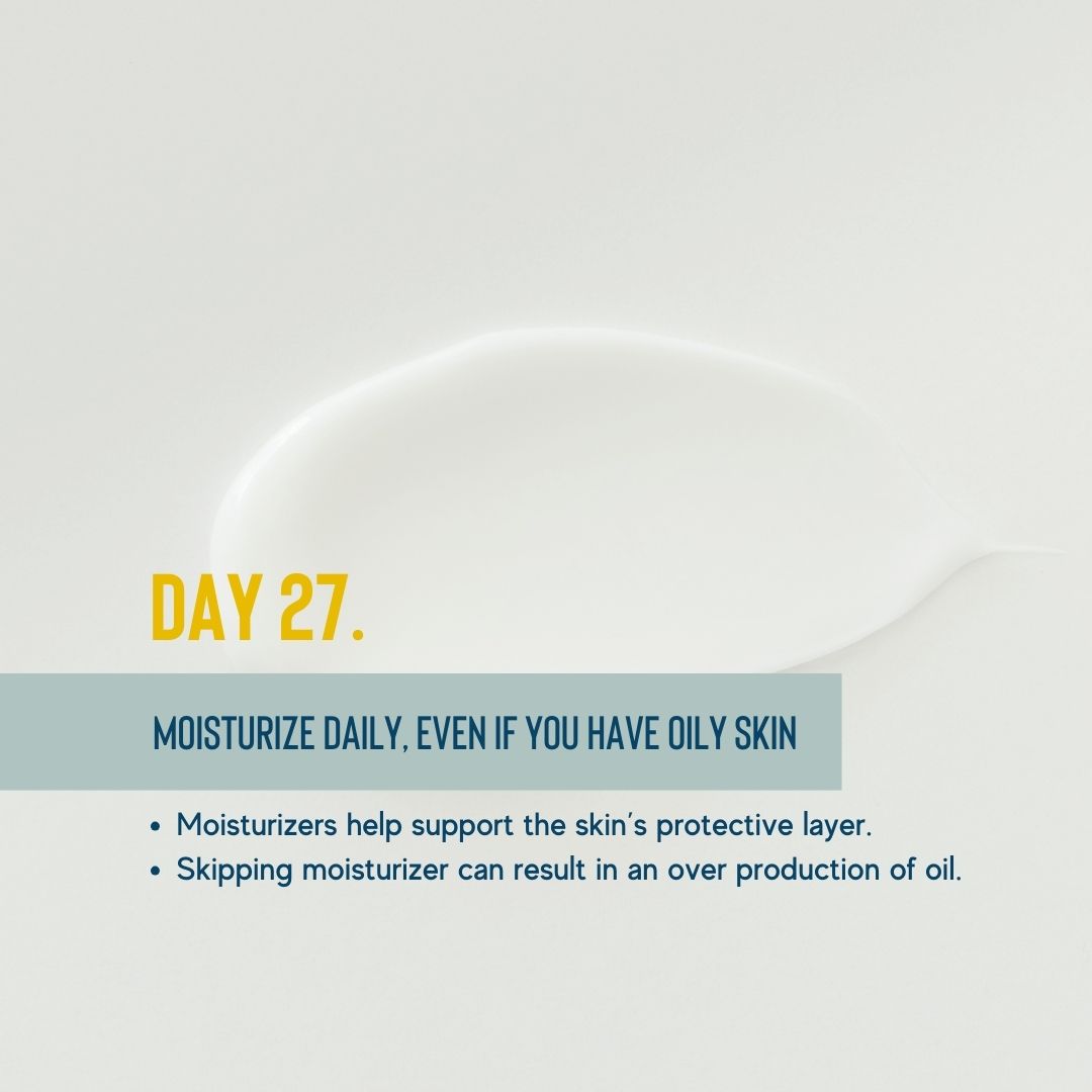 Moisturizing your skin everyday is vital for healthy, balanced skin. The skin has a protective barrier that is made of oil, sweat and water. When that barrier is compromised the skin loses water and becomes dehydrated.
Moisturizers help support that protective layer, preventing moisture loss and shielding the skin from harmful external factors while helping to reduce the appearance of fine lines and wrinkles.
Even if you have oily skin, you need to moisturize! When you skip this step it can cause the skin to respond by producing more oil to compensate which can trigger breakouts.
As a general rule of thumb, moisturizers should be applied in the morning after serums and before sunscreen. At night a heavier moisturizer can be used to help your skin repair and recover while you sleep.
#loveyourskinchallenge #healthyskin #acneexpert #acnespecialist #nycesthetician #brooklynesthetician #correctiveskincare #moisturizer
