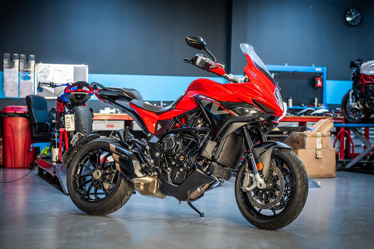 Our beautiful 2020 Turismo Veloce Rosso company motorcycle is looking for a new home. Great opportunity to get the motorcycle at a very good price. The bike is in like a new condition with low mileage: 6556 km only.
Price: 53 000 AED only!
For our location and contact details please visit our website www.mvagusta.ae
#mvagusta #motorcycleart #mvagustauae #wheelsofarabiauae #TurismoVeloceRosso #TurismoVeloce #MVAgustaTurismoVeloce #motorcycle #dubai #abudhabi #uae #unitedarabemirates