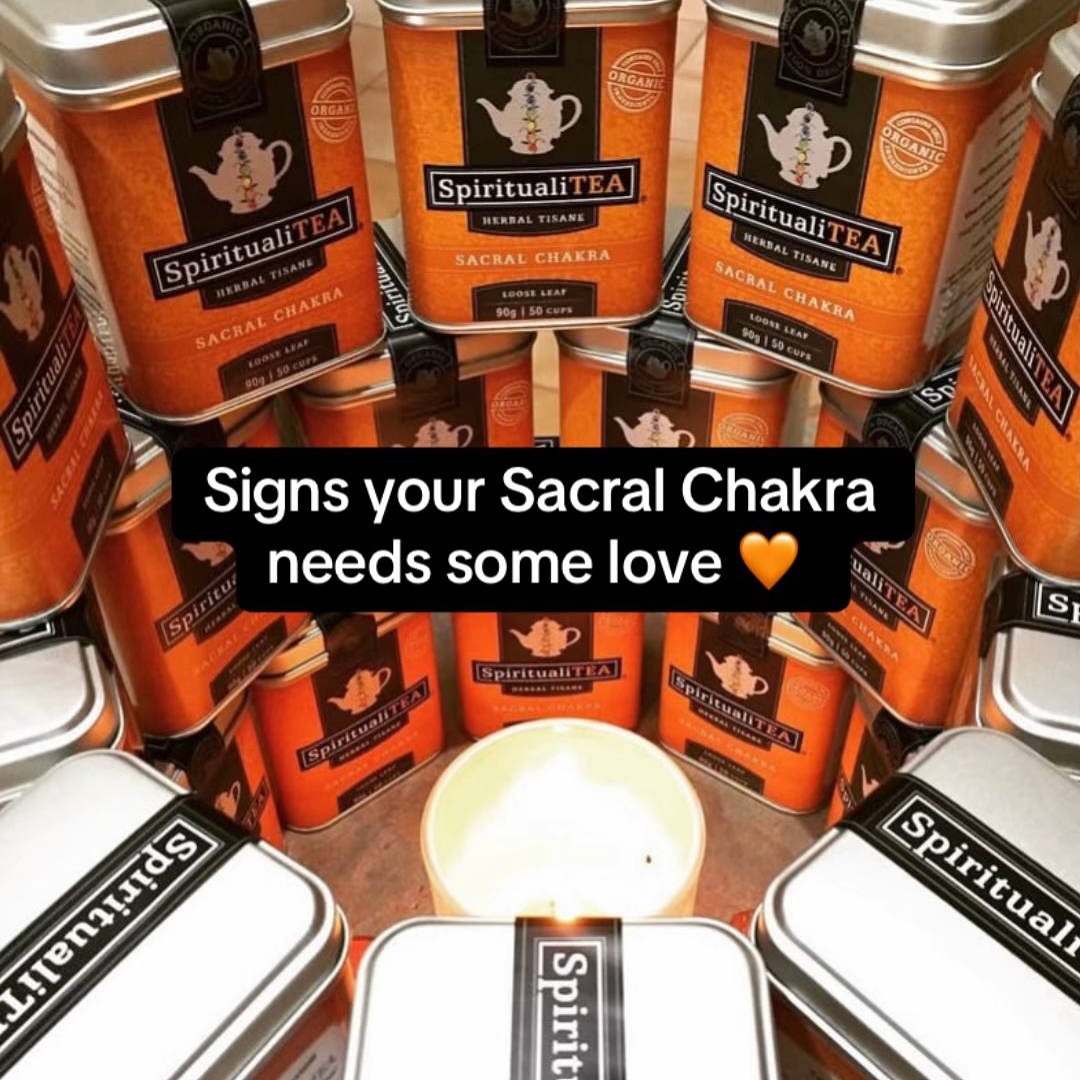 Signs your Sacral Chakra needs some love 🧡
Balance your chakras with Chakra Tea 🫖
#sacralchakra #sacralchakratea #spiritualitea #balanceyourchakras #melbourne #spiritual #chakras